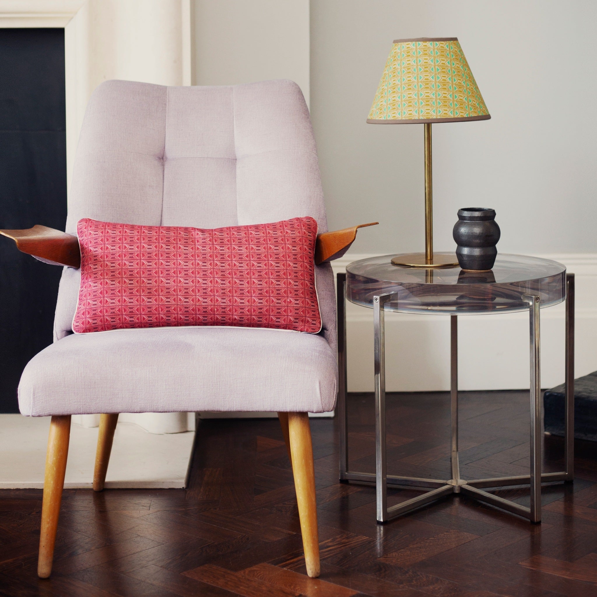 Bankole | Casamance Red Small Cushion