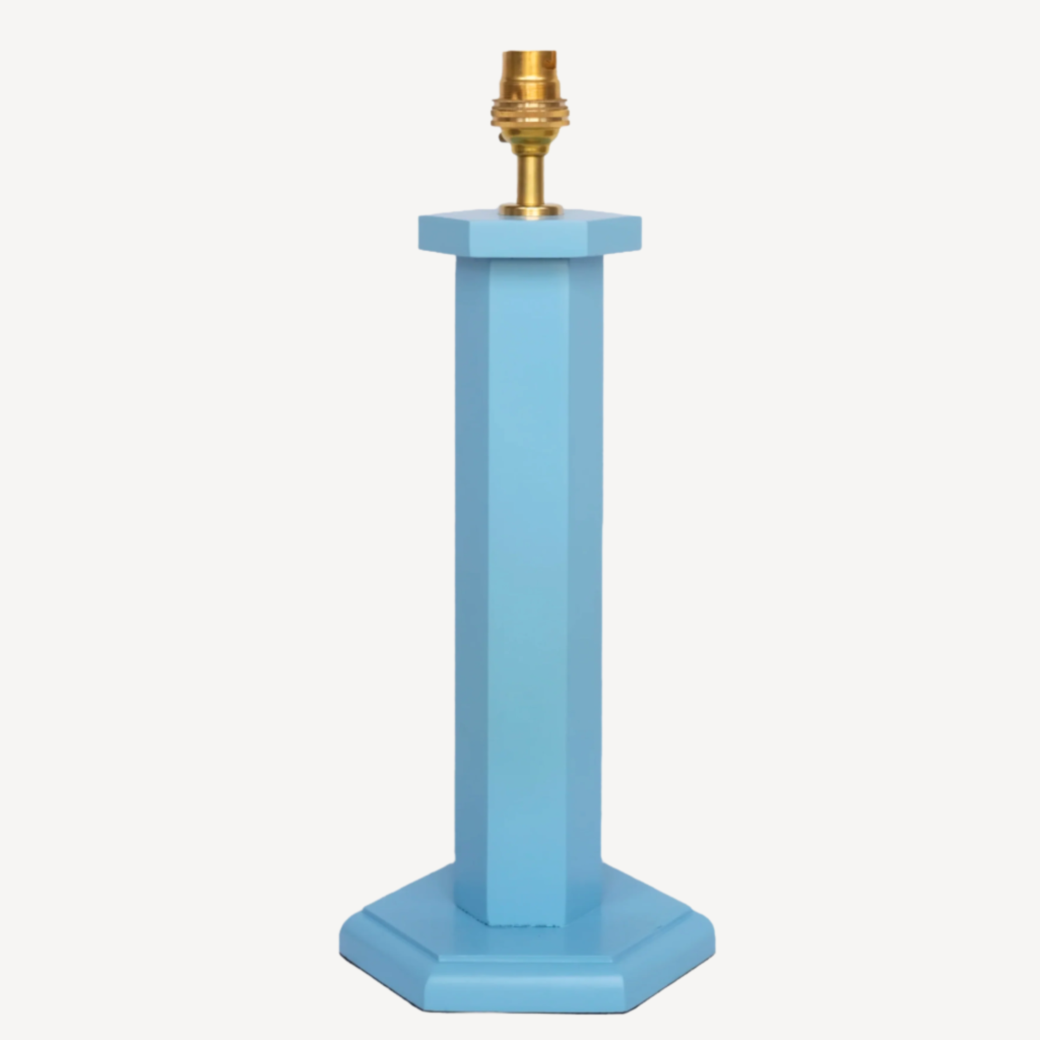 Hexagon Table Lamp - Beaufort Blue