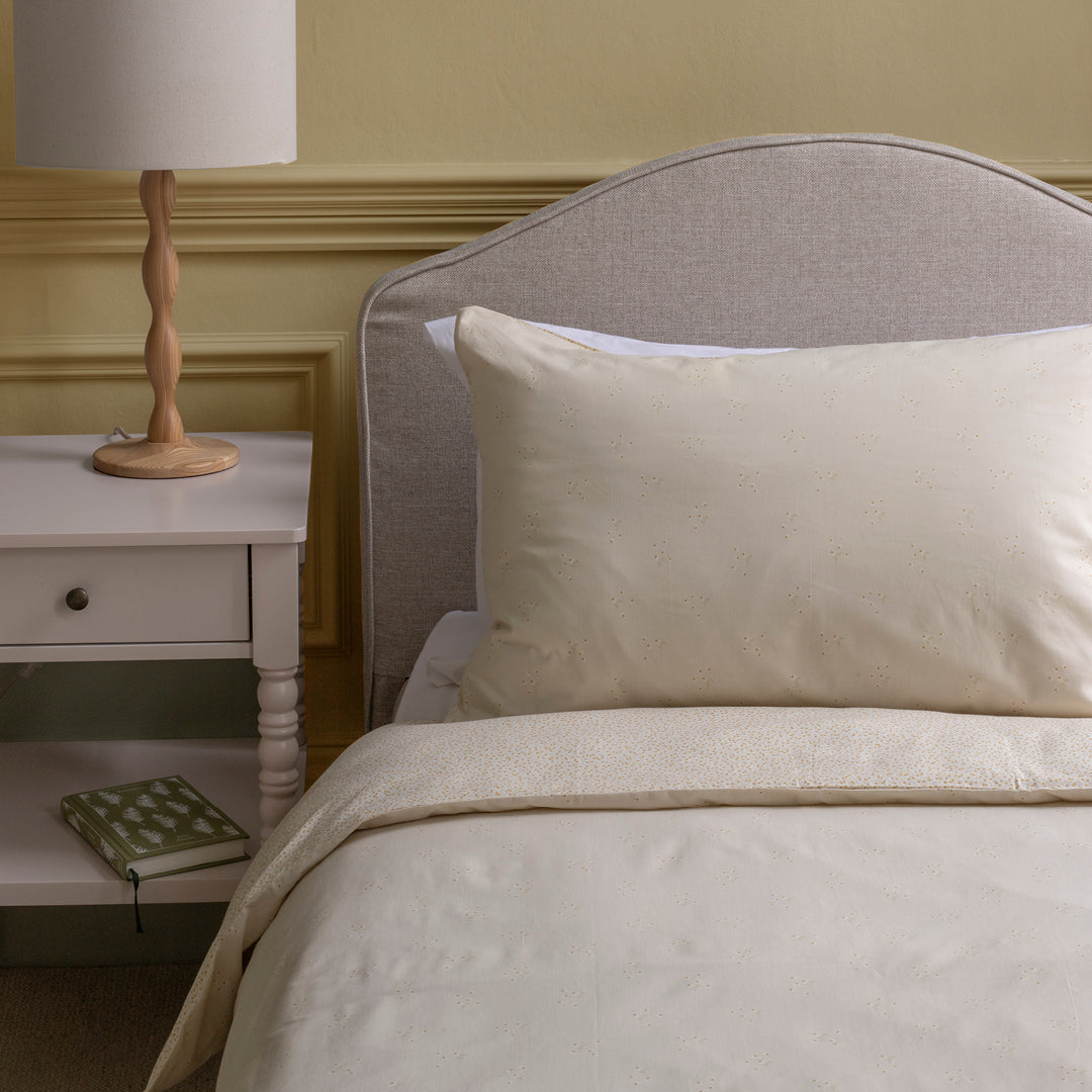 Organic Cotton Single Bedding Set - Wild Chamomile