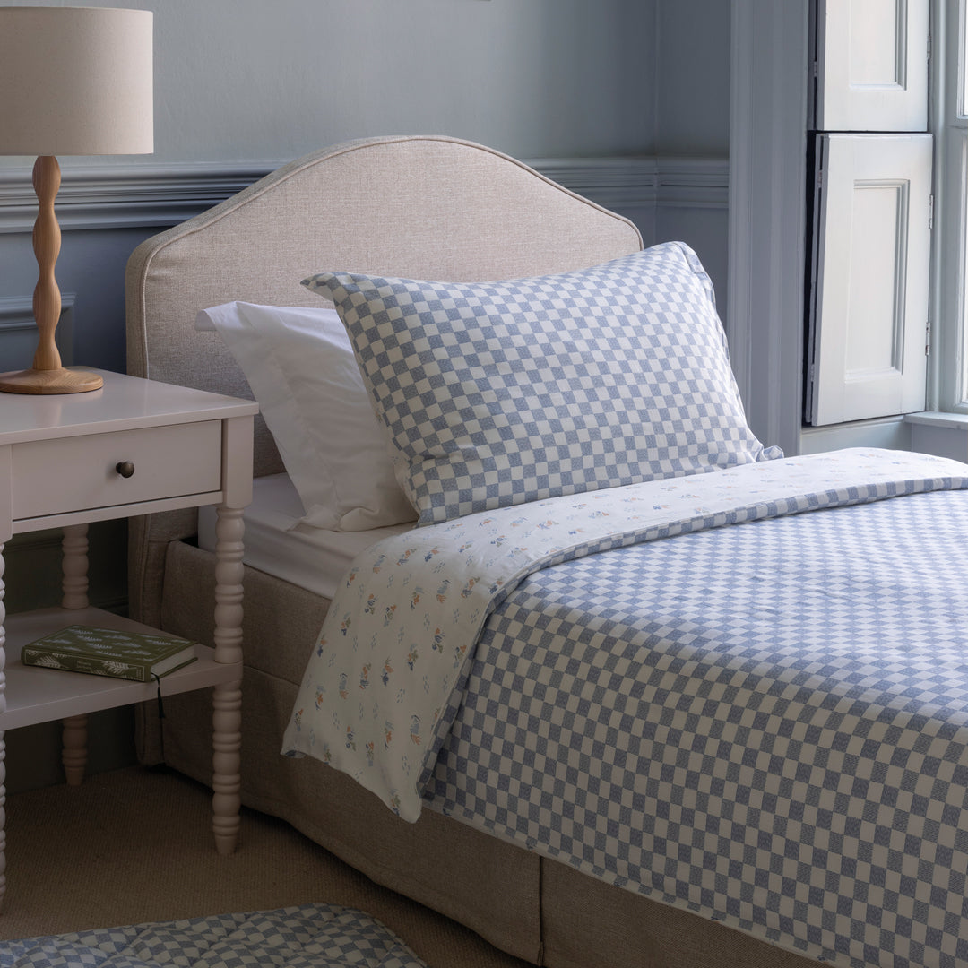 Organic Cotton Single Bedding Set - Waves