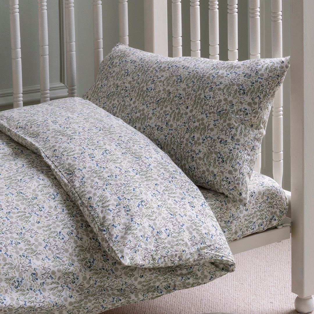 Organic Cotton Cotbed Bedding Set - Riverban
