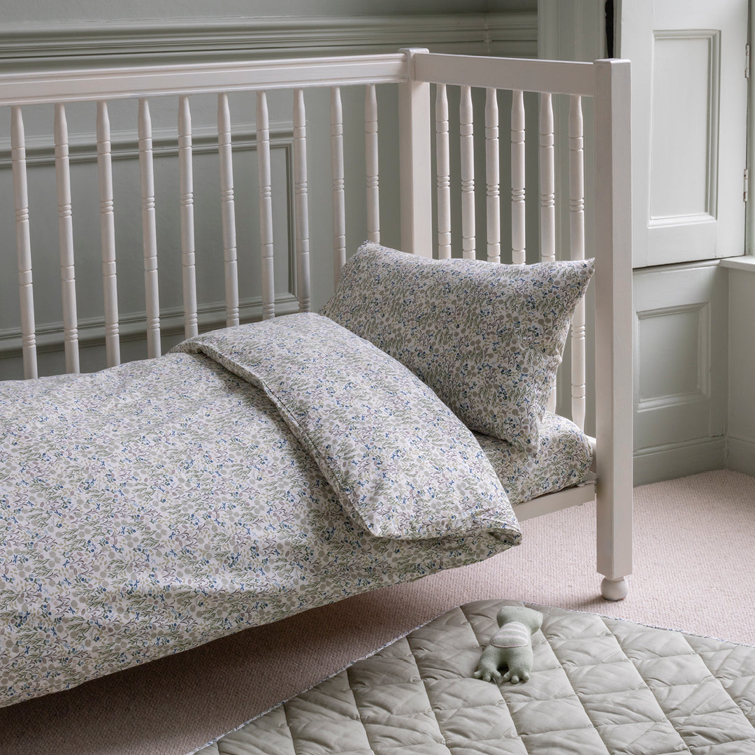 Organic Cotton Cotbed Bedding Set - Riverban
