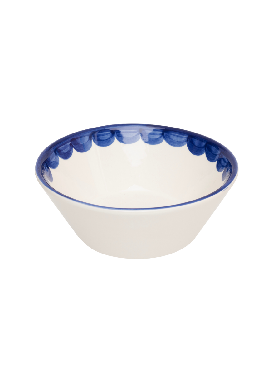 Blue Scallop Bowl | Singles & Set of 4