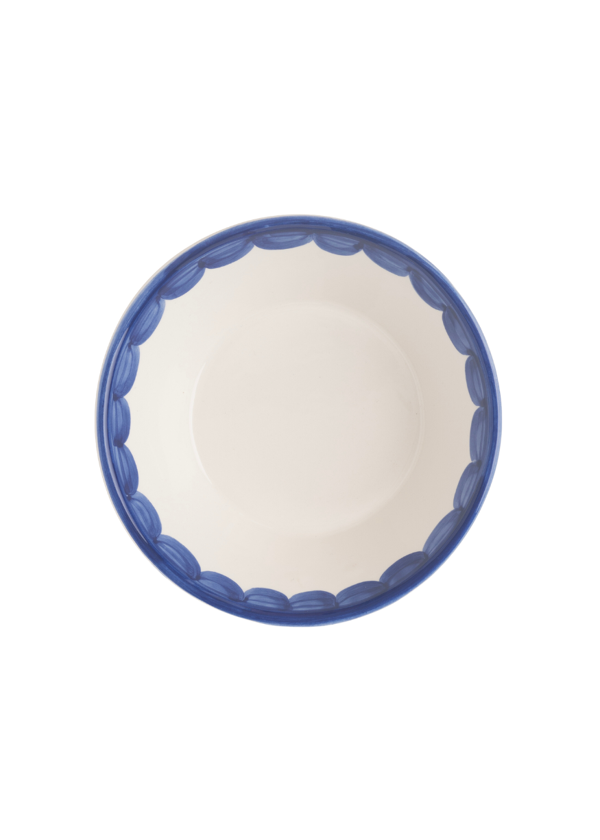 Blue Scallop Bowl | Singles & Set of 4
