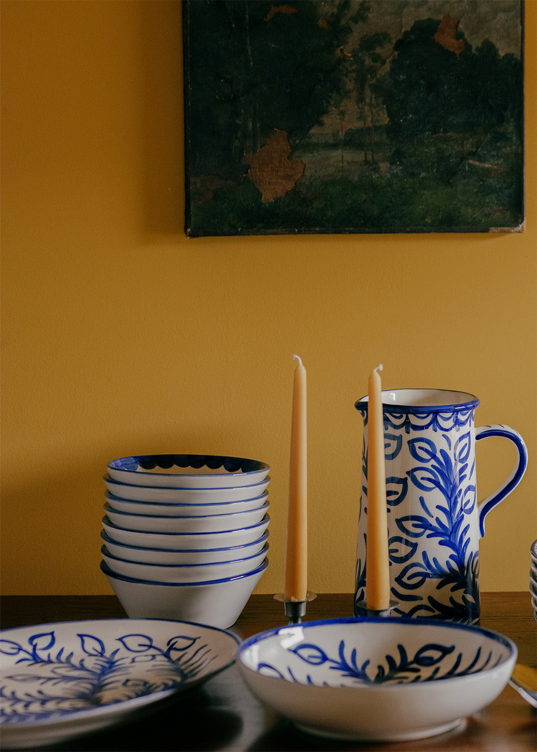 Blue Scallop Bowl | Singles & Set of 4