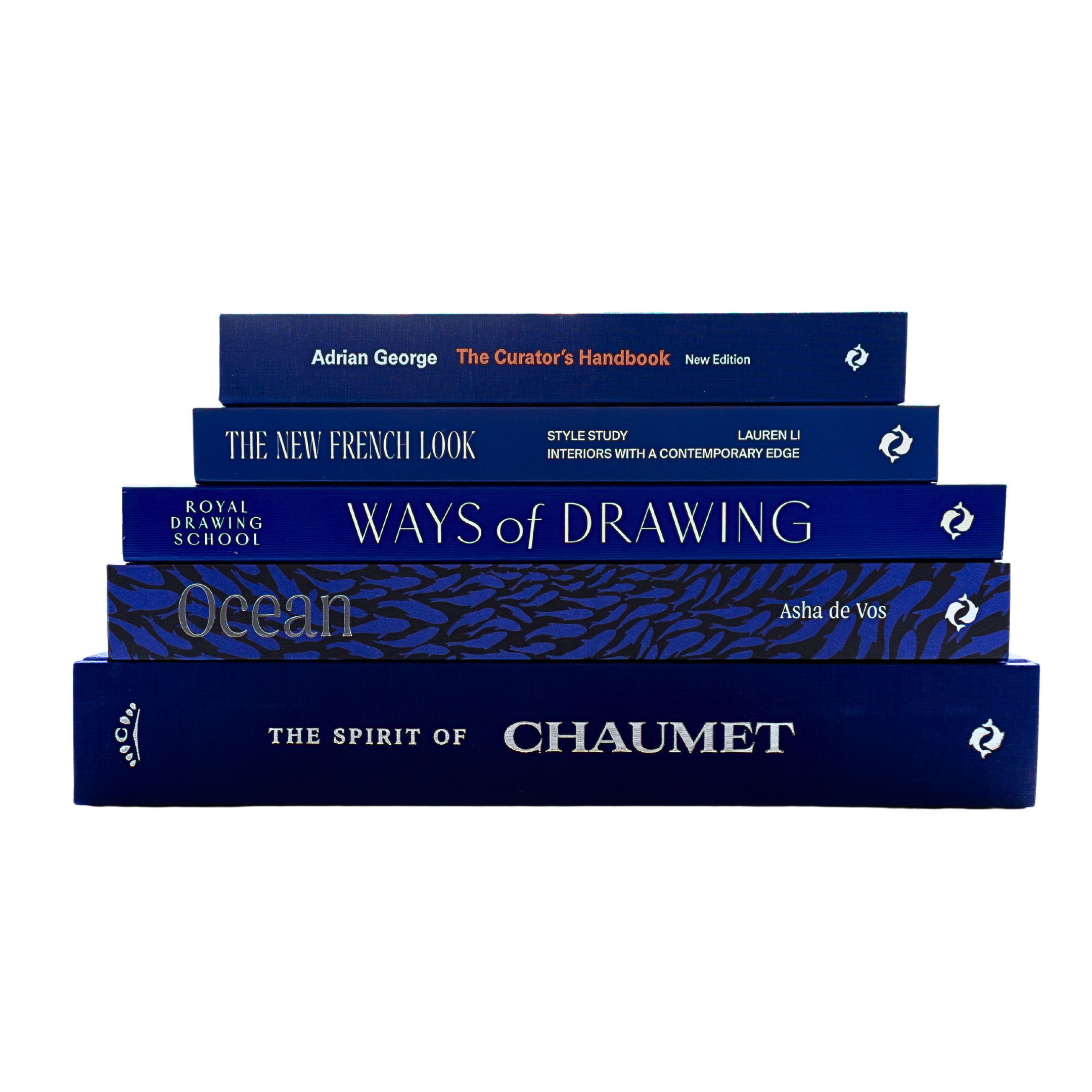 Bright Blue Coffee Table Books
