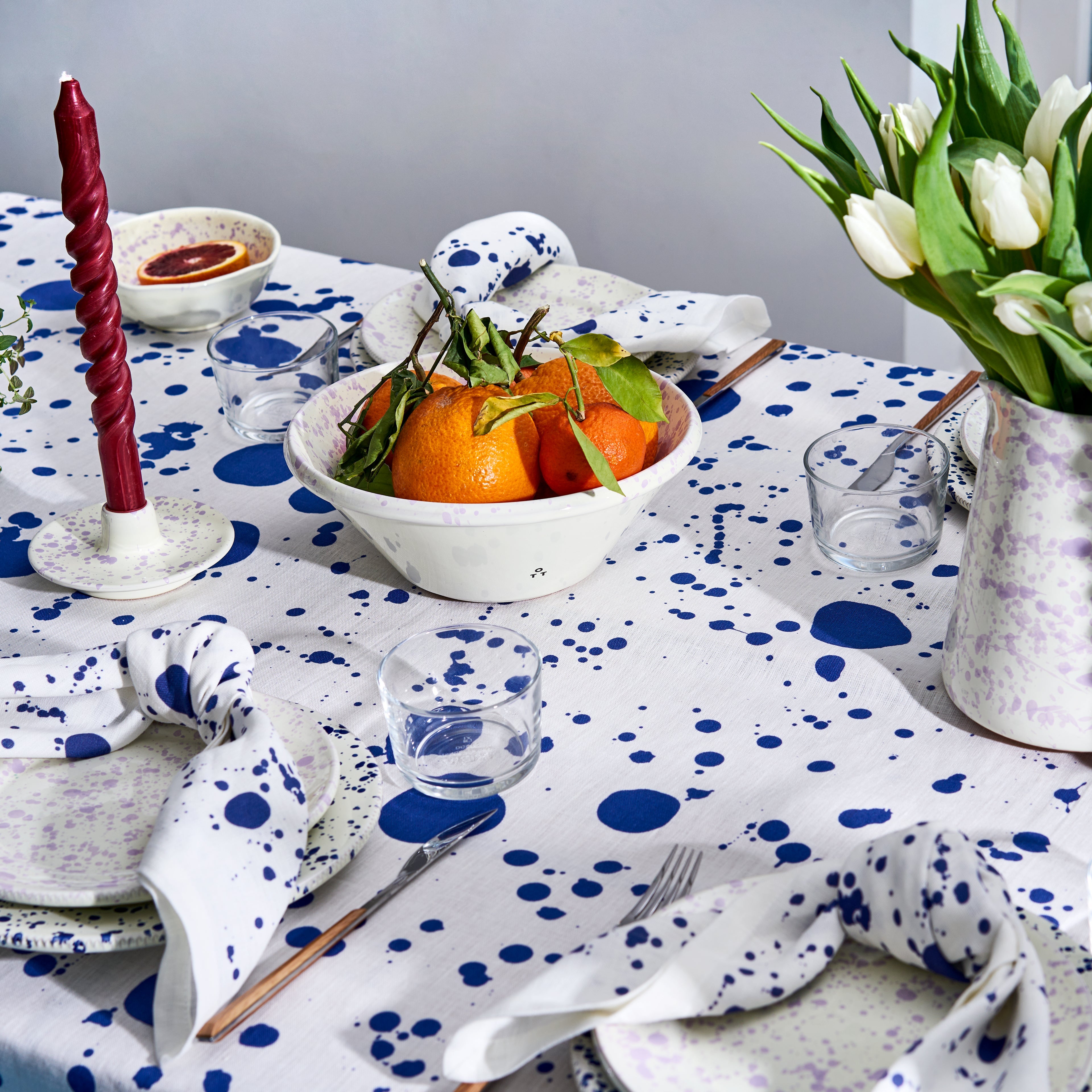 Electric Blue Hot Pottery x Polkra Napkins