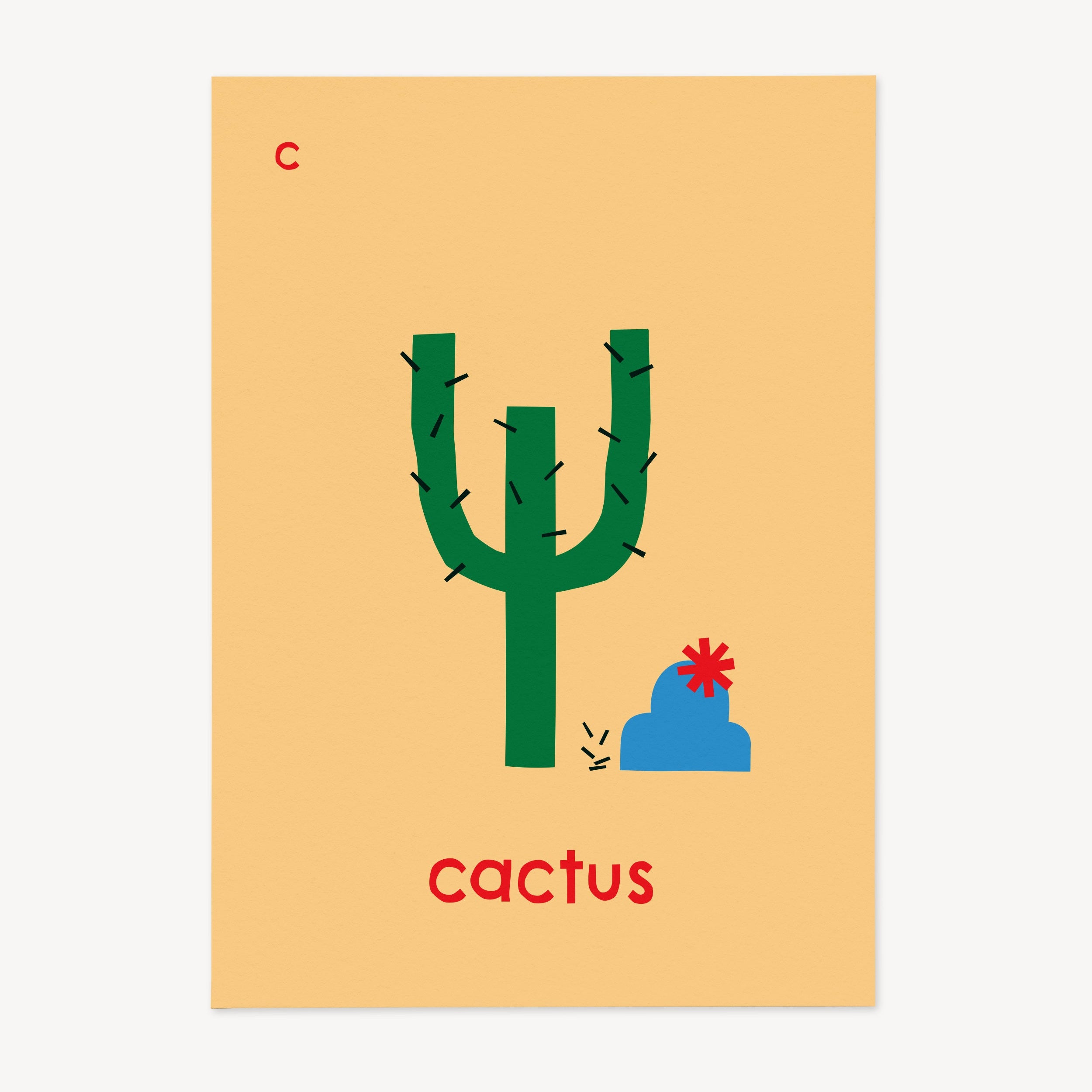 C for Cactus | Giclée Fine Art Print