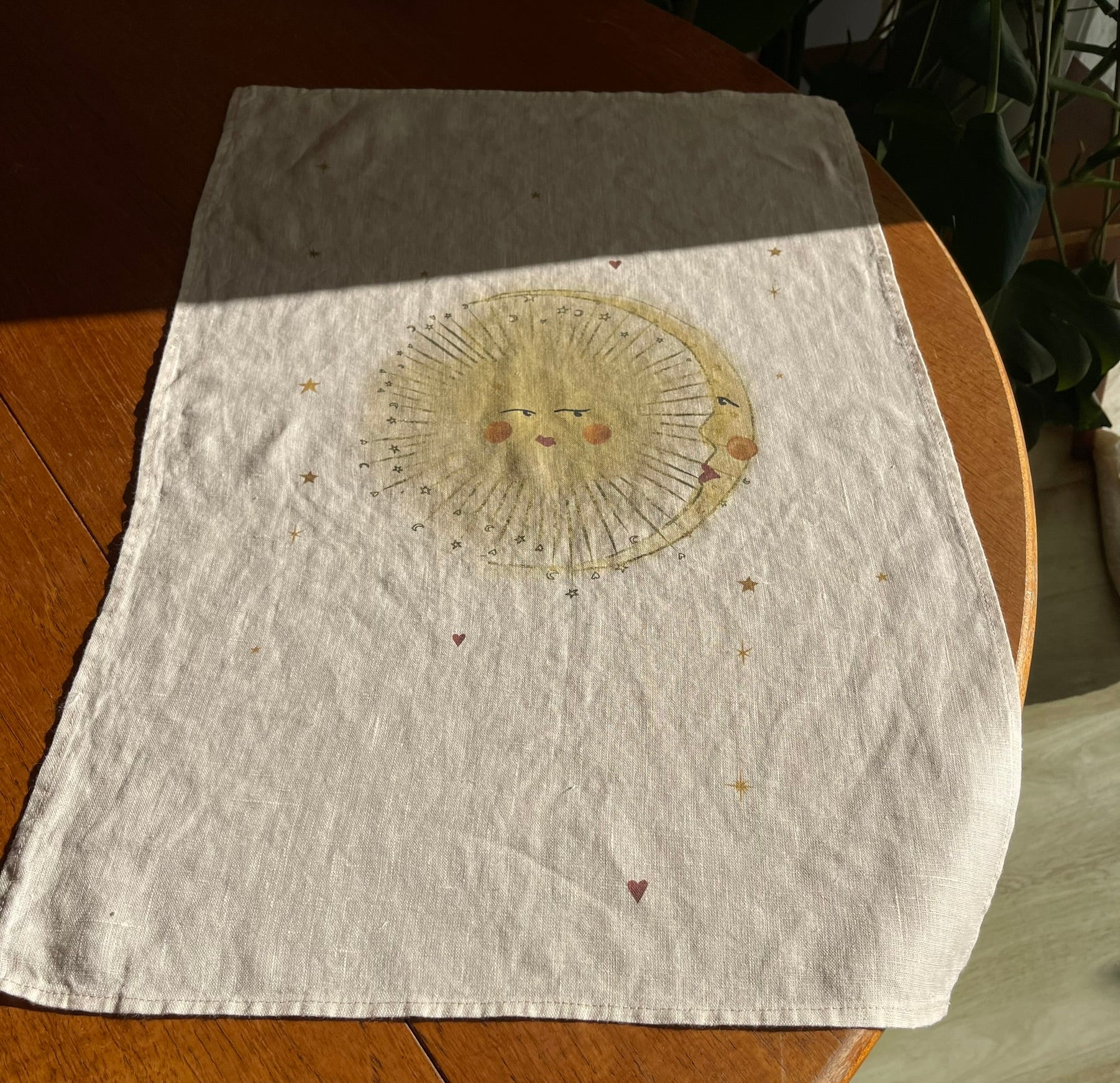 Linen Tea Towel Astral Weeks