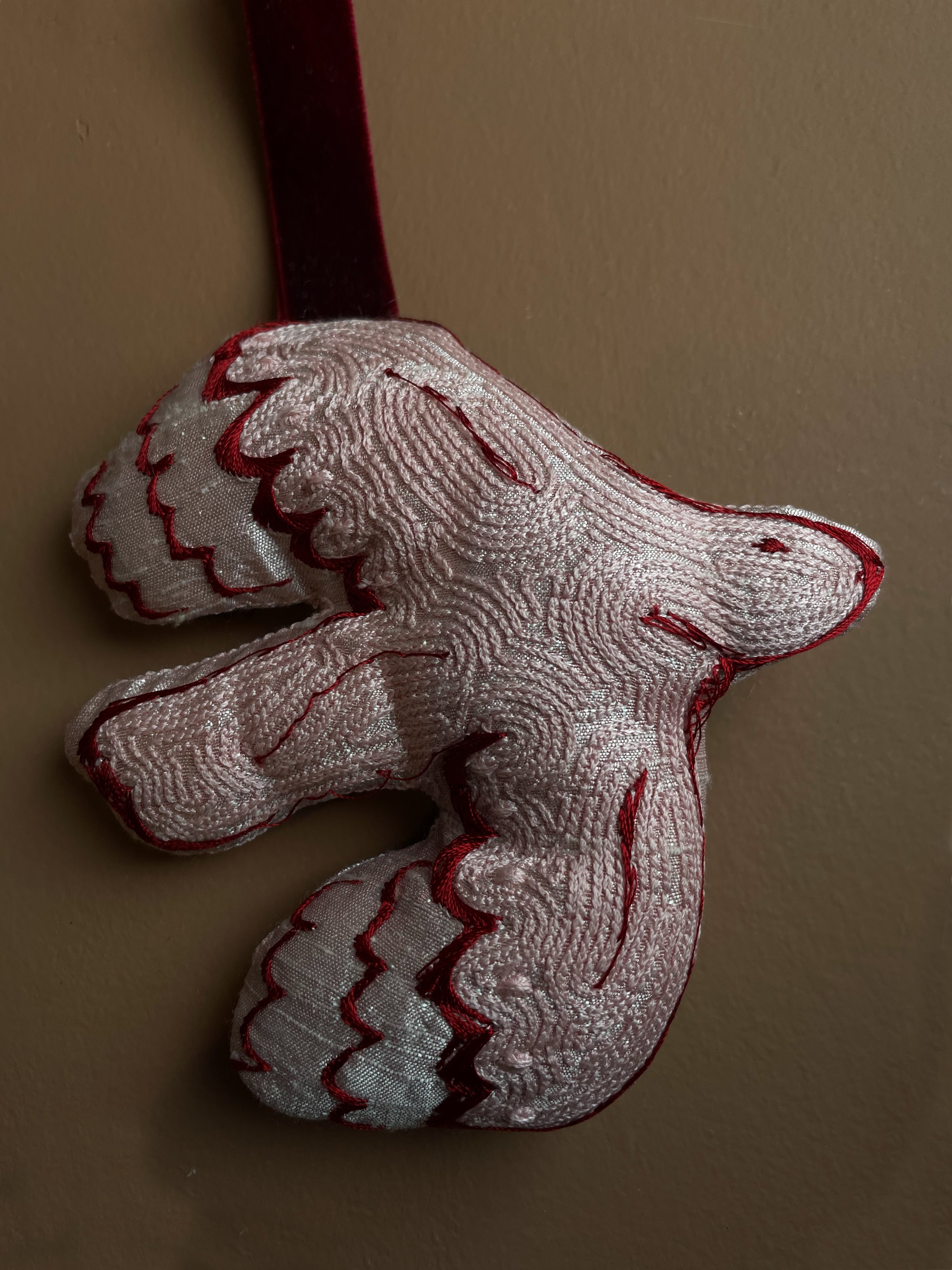 Festive Hanging Decoration - Rose