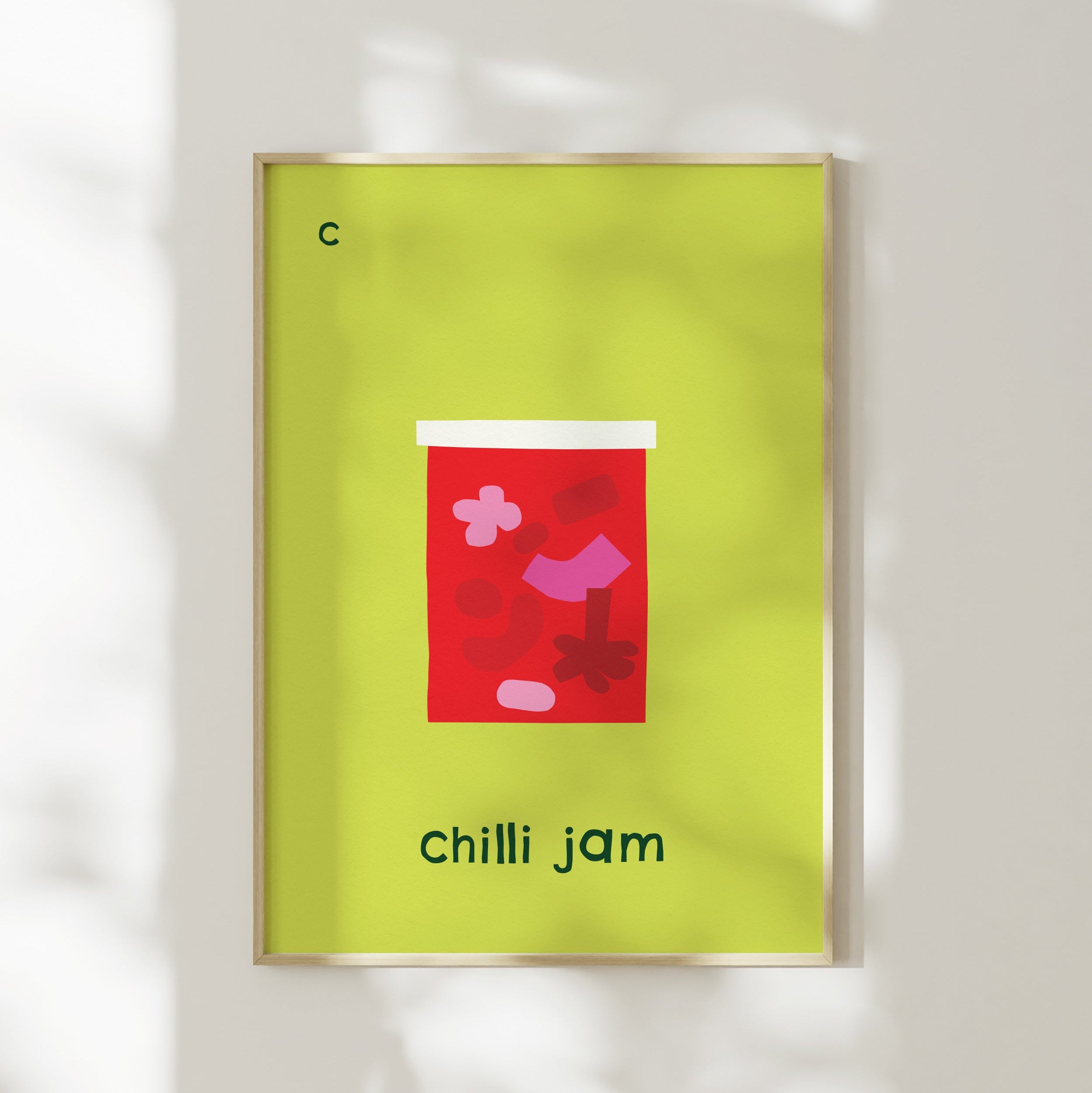 C for Chilli Jam | Giclée Fine Art Print