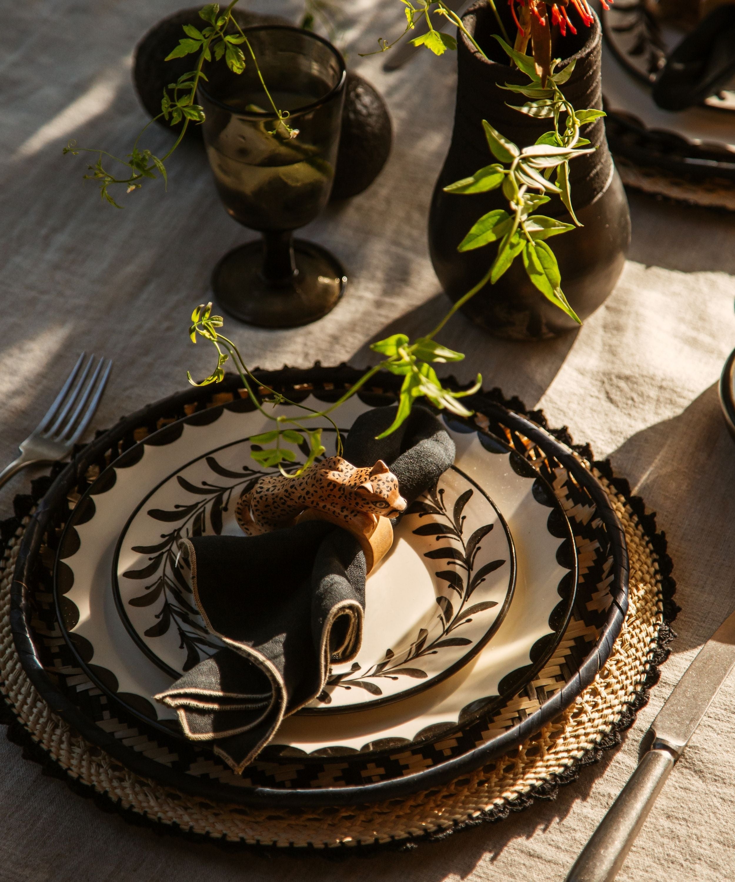 Felino Jaguar Napkin Ring