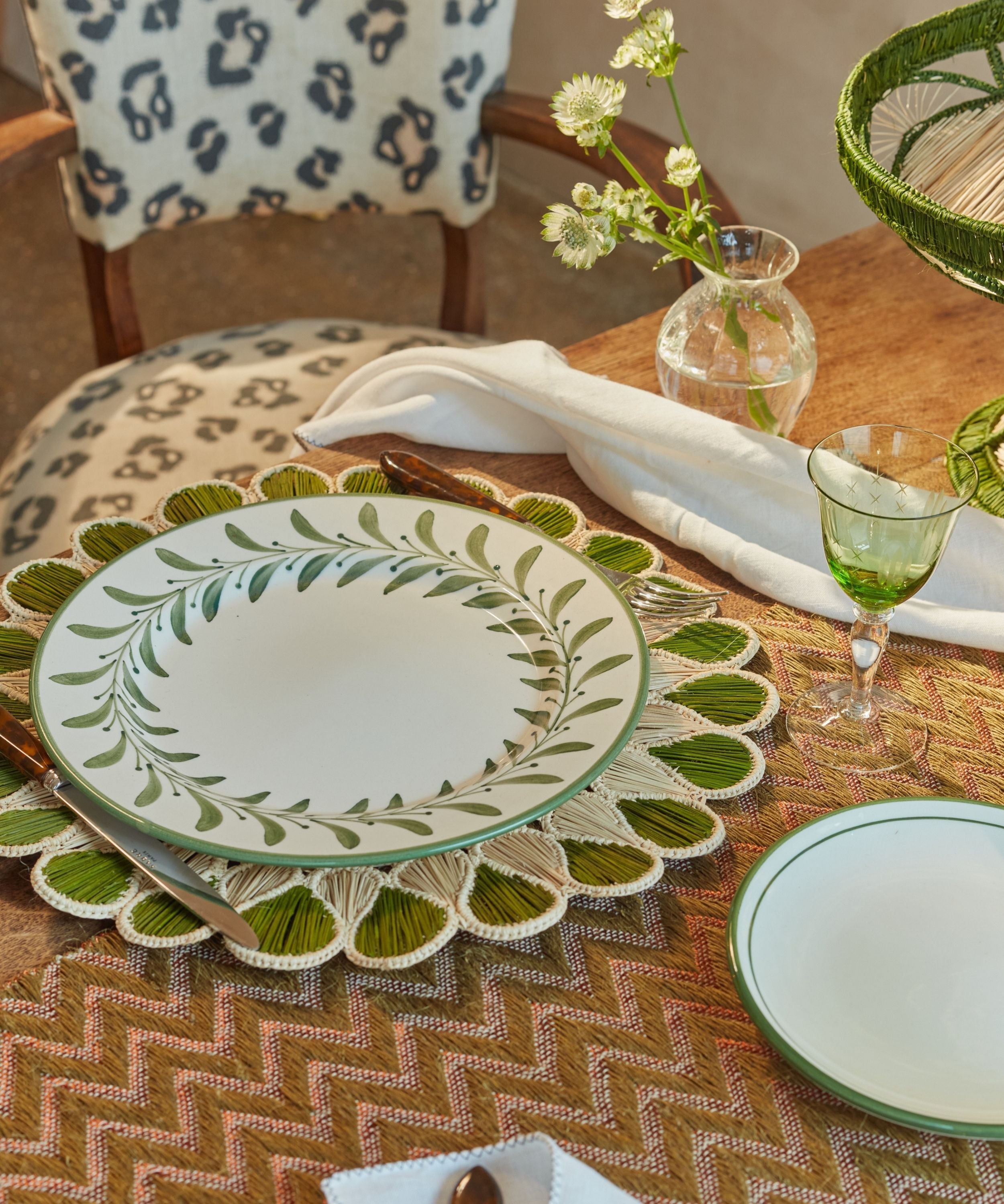 Lupita Placemat - Green