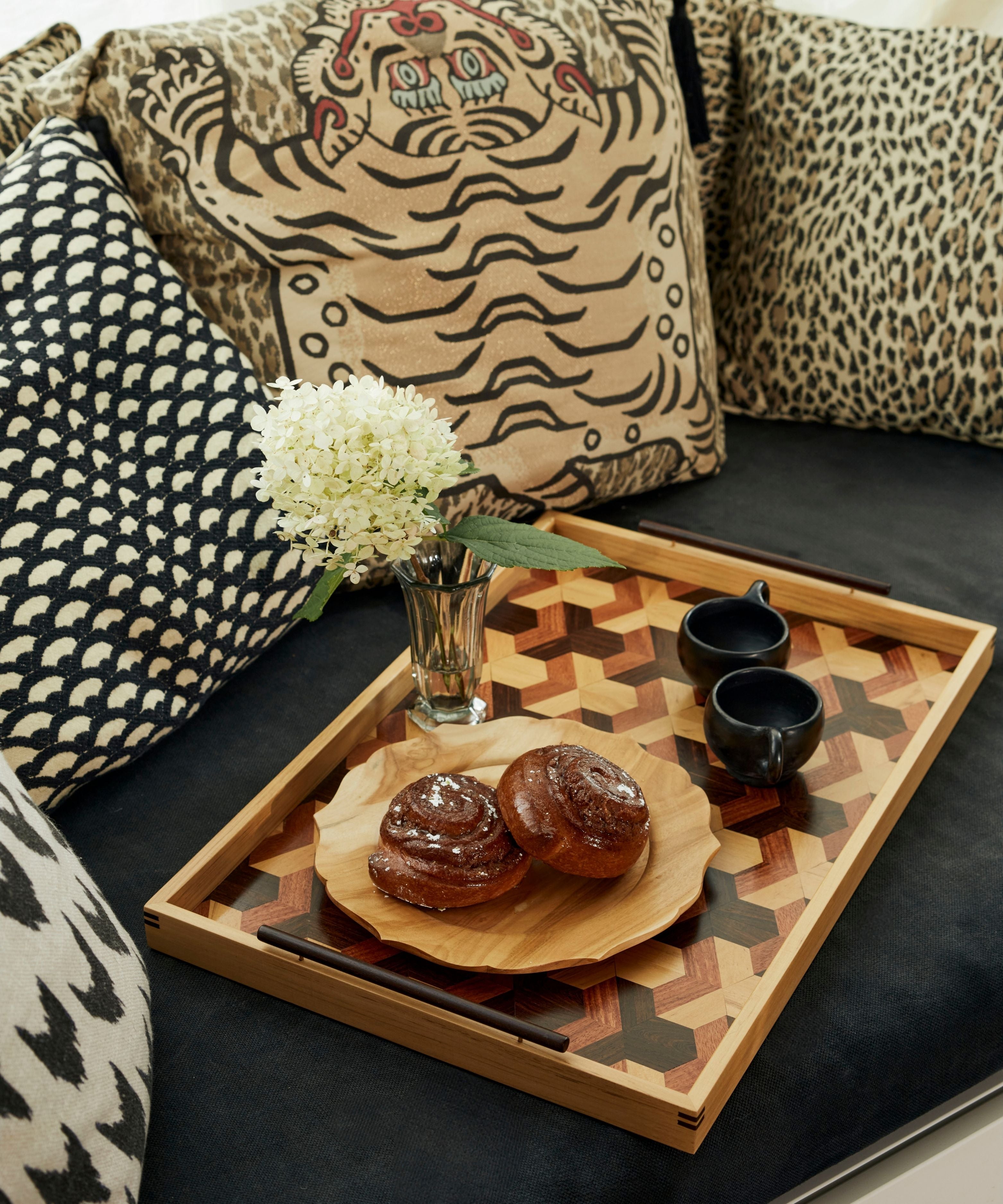 Lara Marquetry Tray - Large