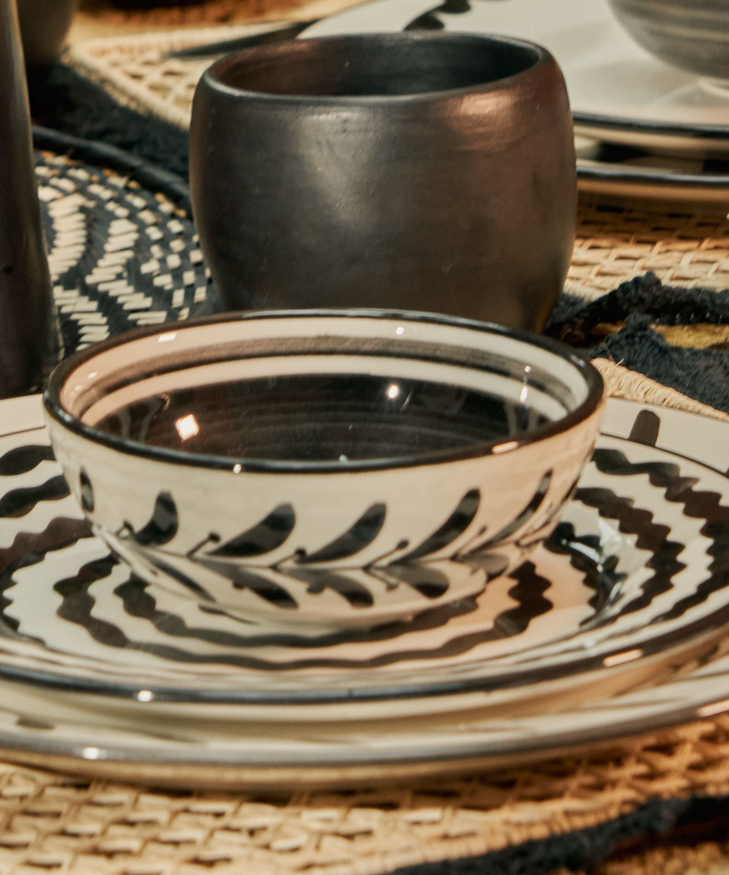 Tapas Bowl - Helecho - Jet Black