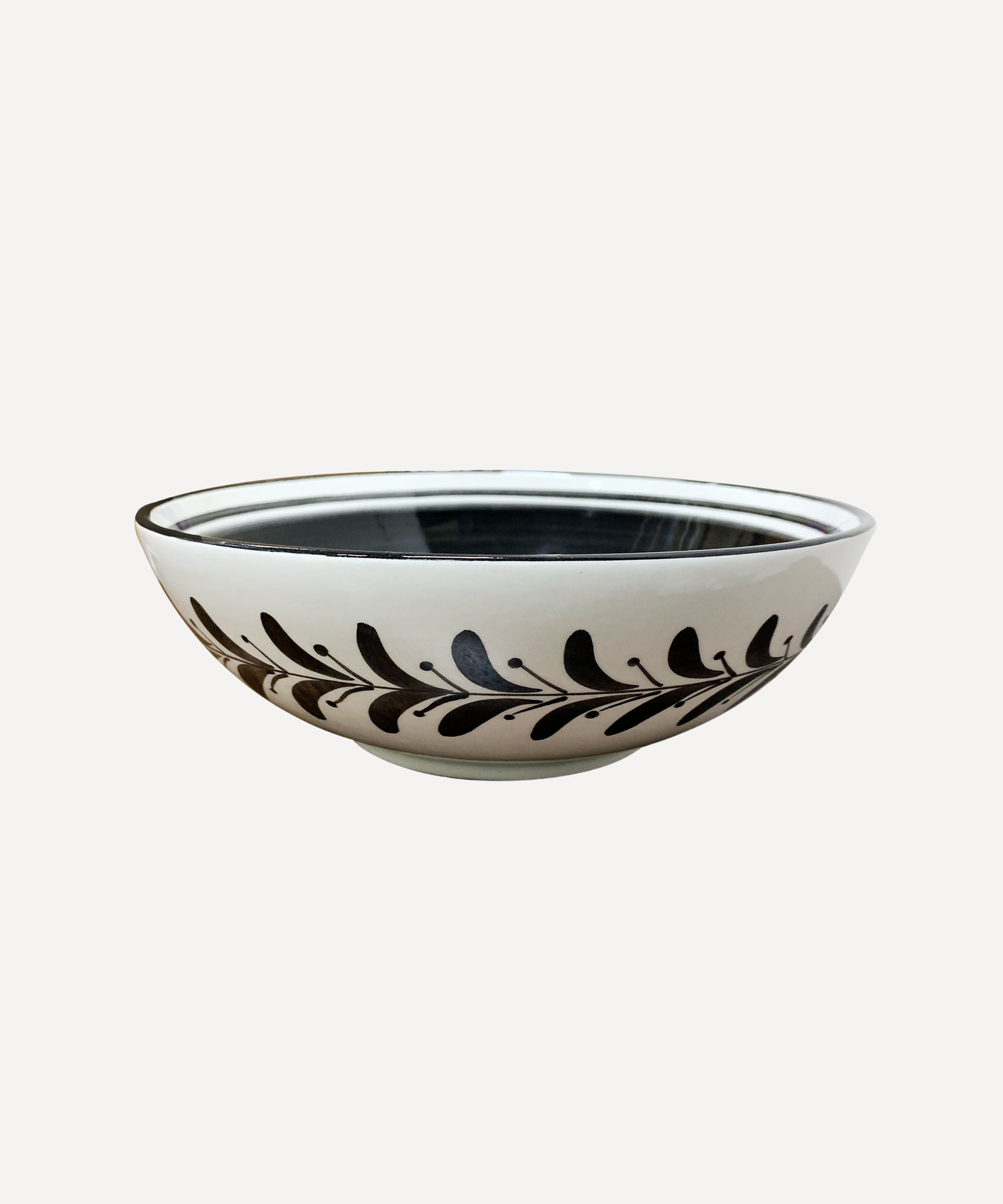 Helecho Salad Bowl - Jet Black
