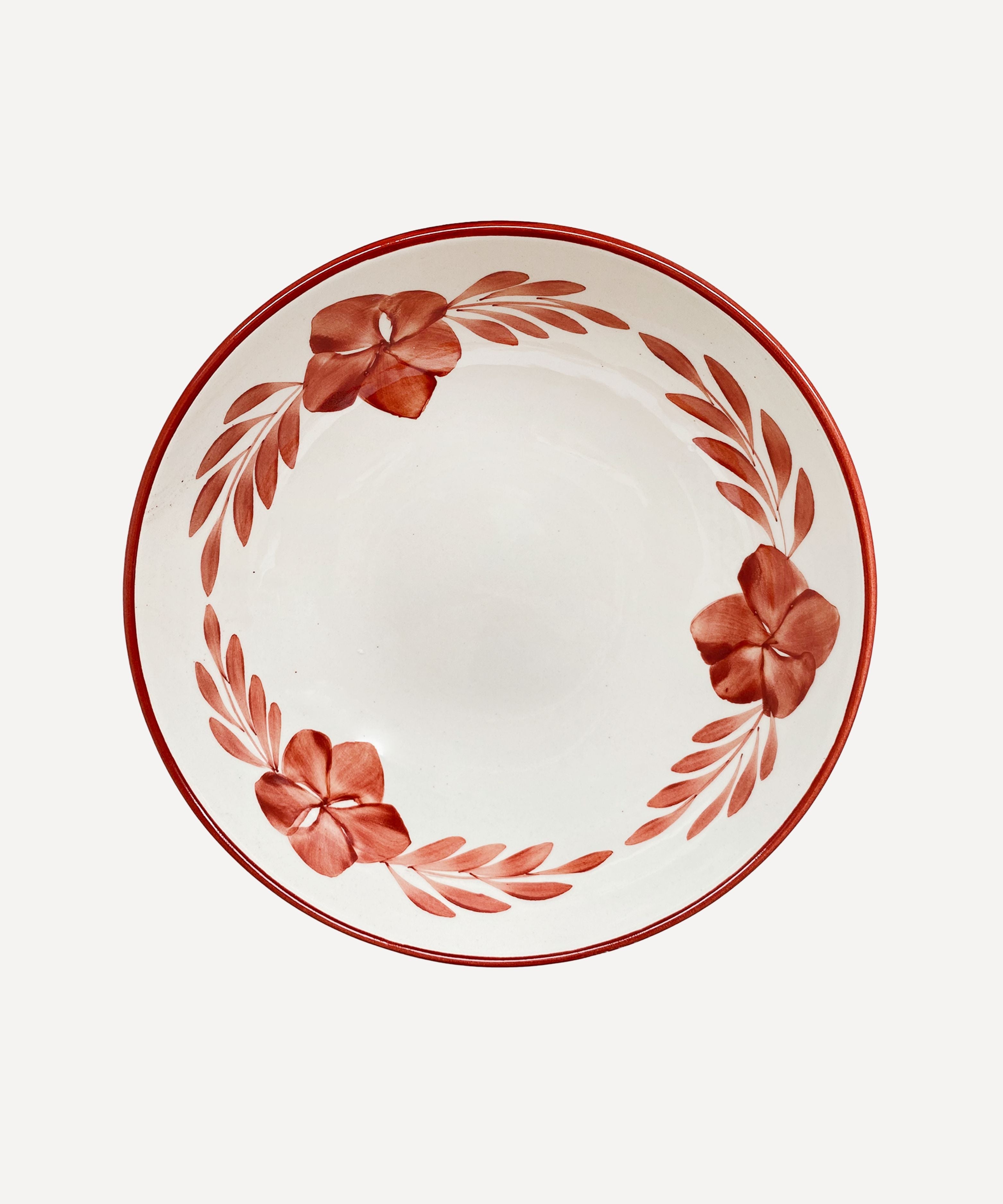 Flor Salad Bowl | Rust Red