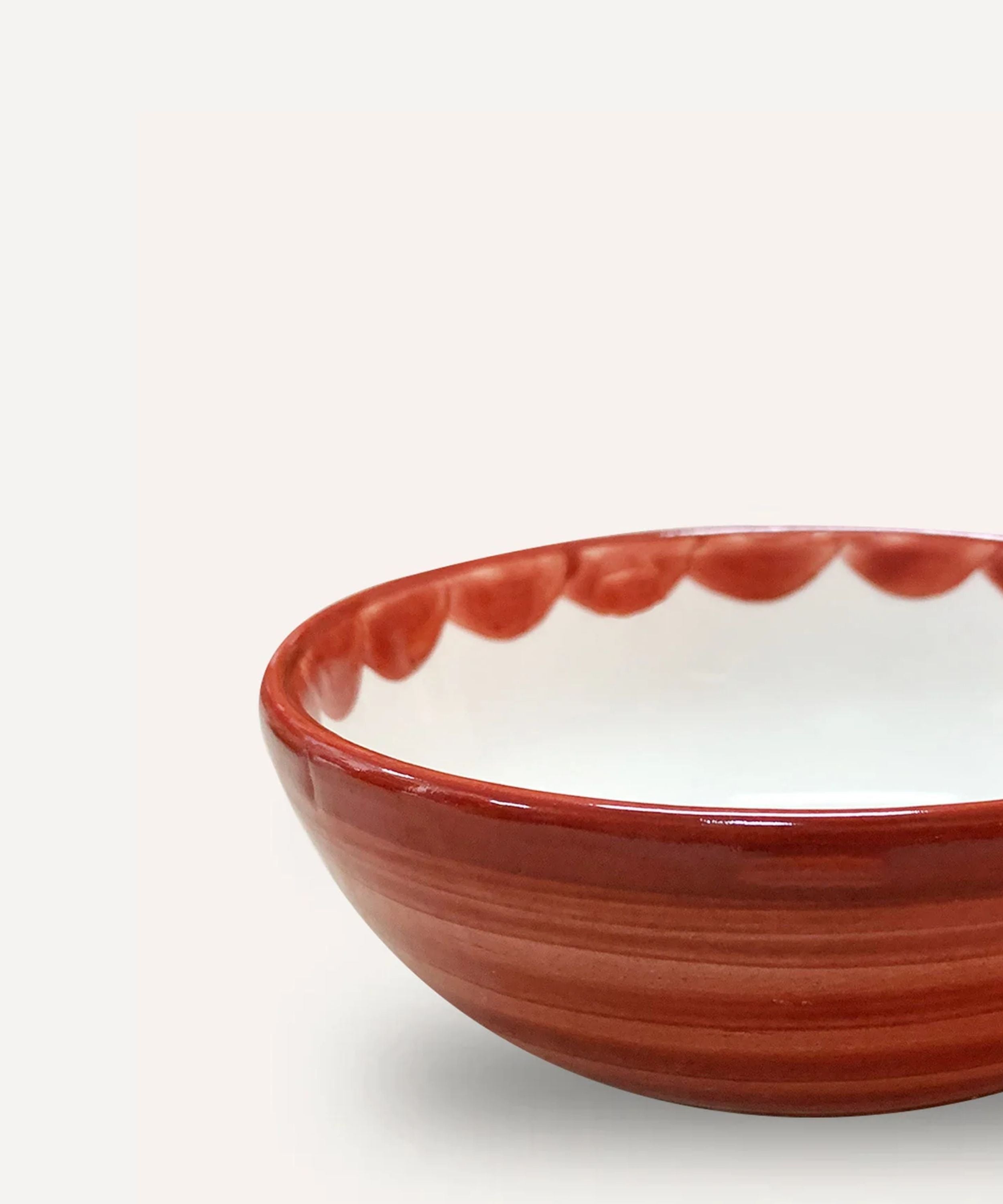 Cascos Bowl, Rust Red