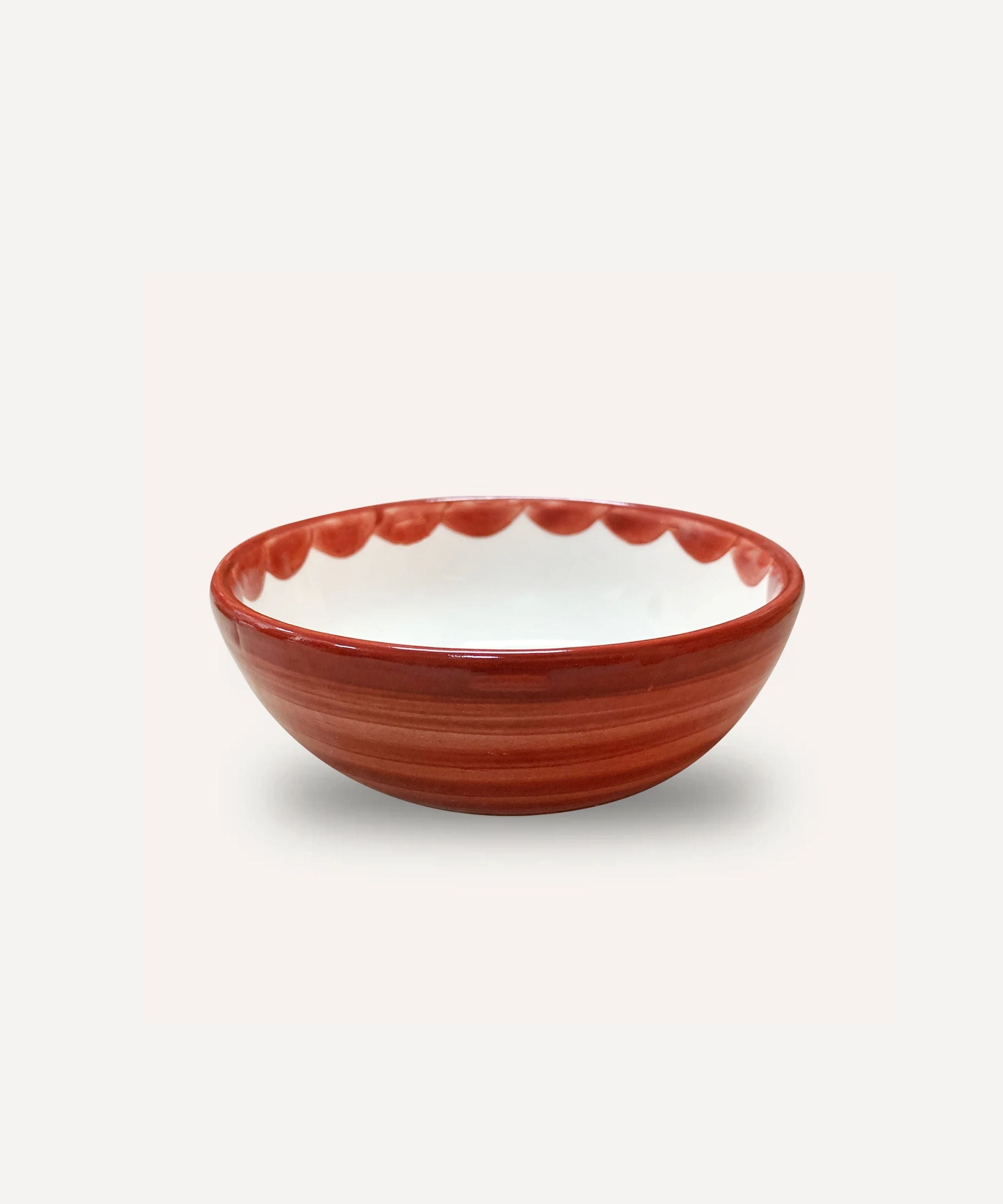 Cascos Bowl, Rust Red