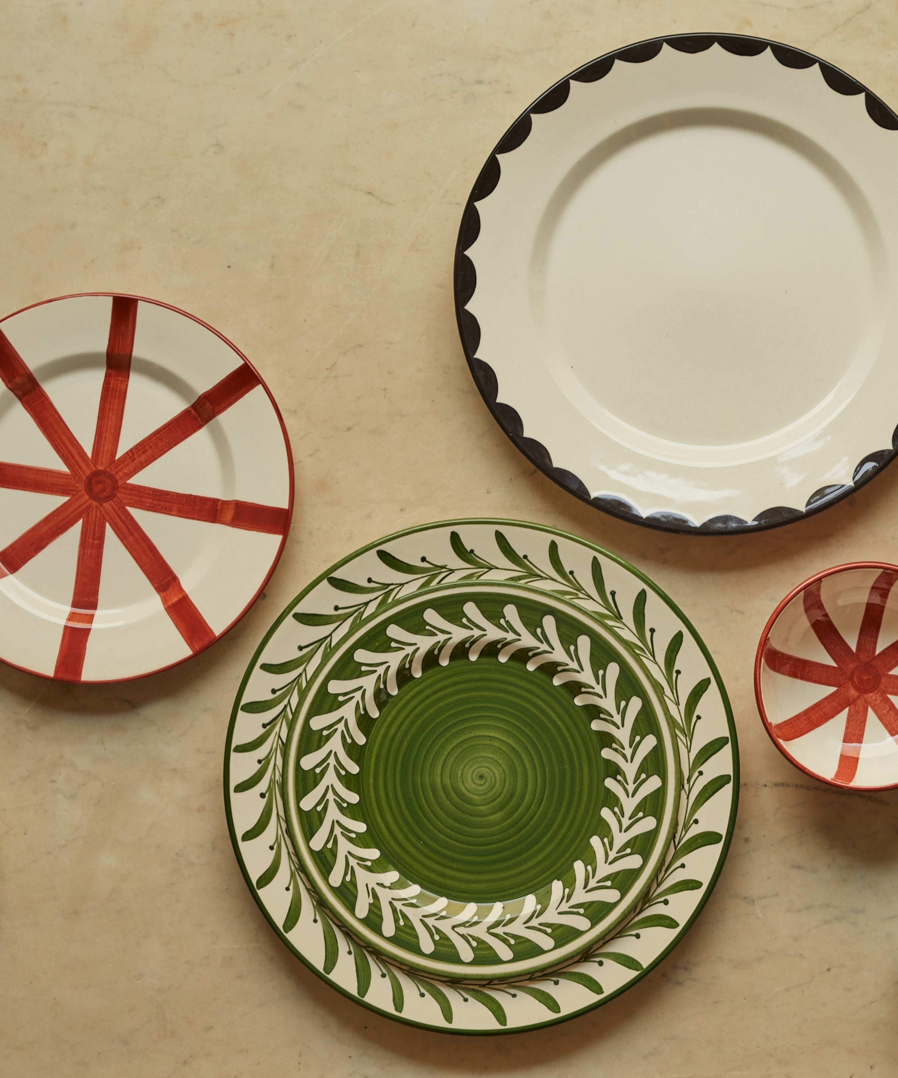 Side Plate - Dark Helecho - Fern Green