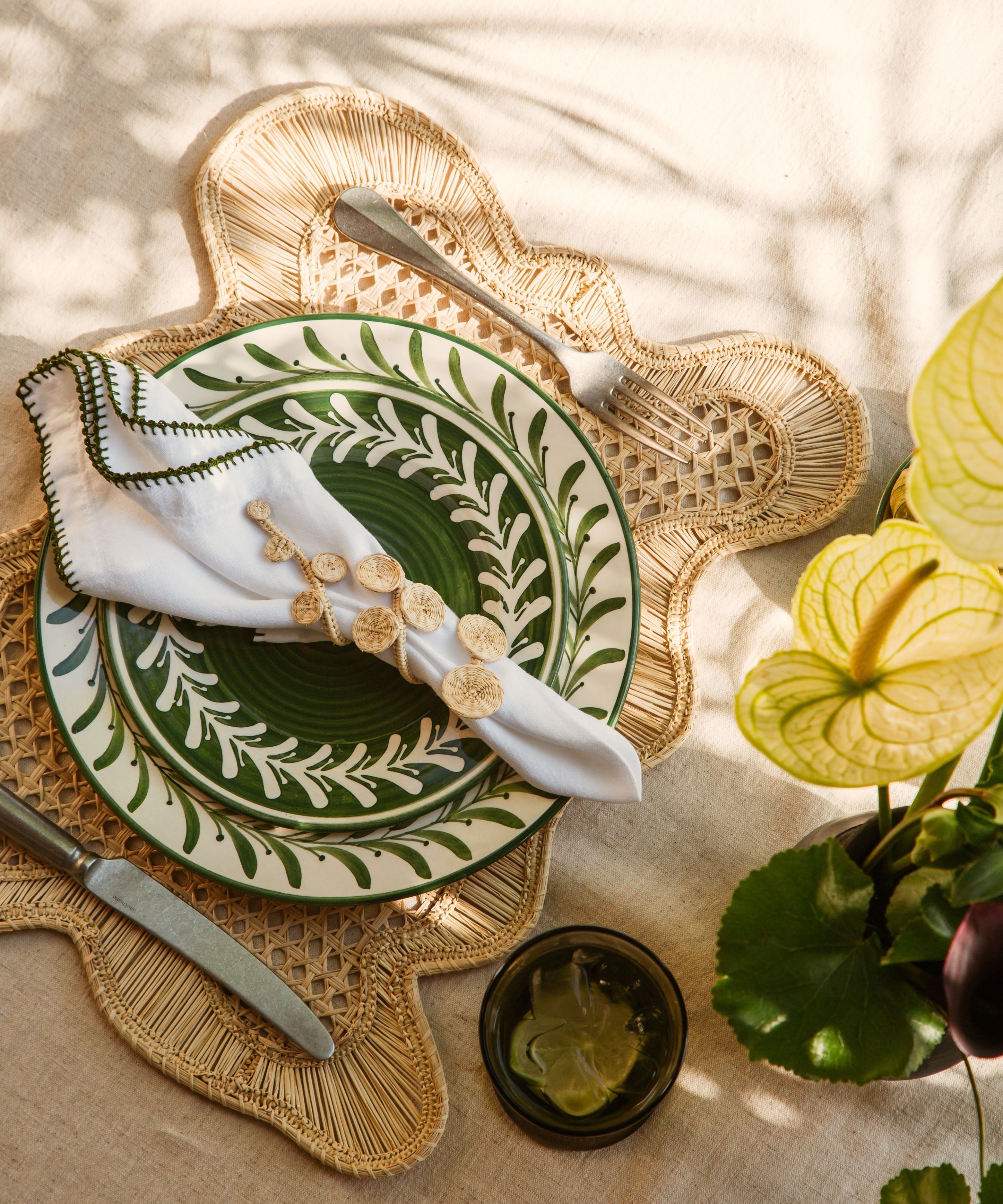 Side Plate - Dark Helecho - Fern Green