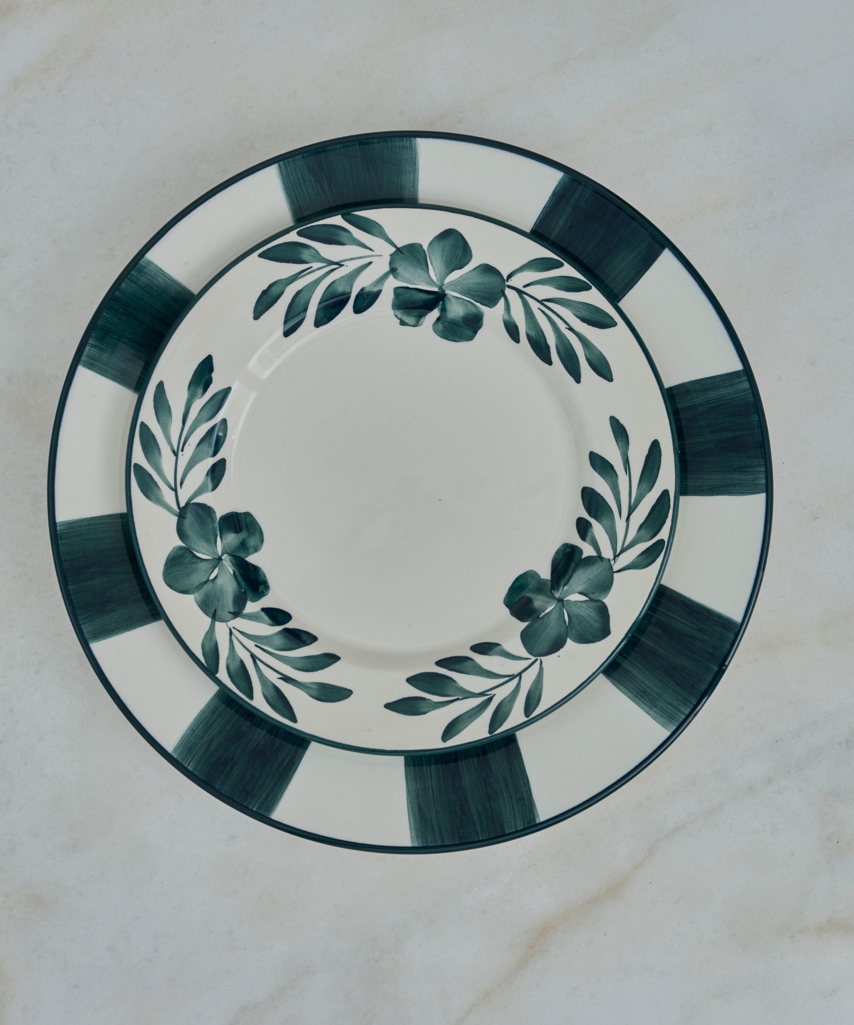 Flor Side Plate, Teal