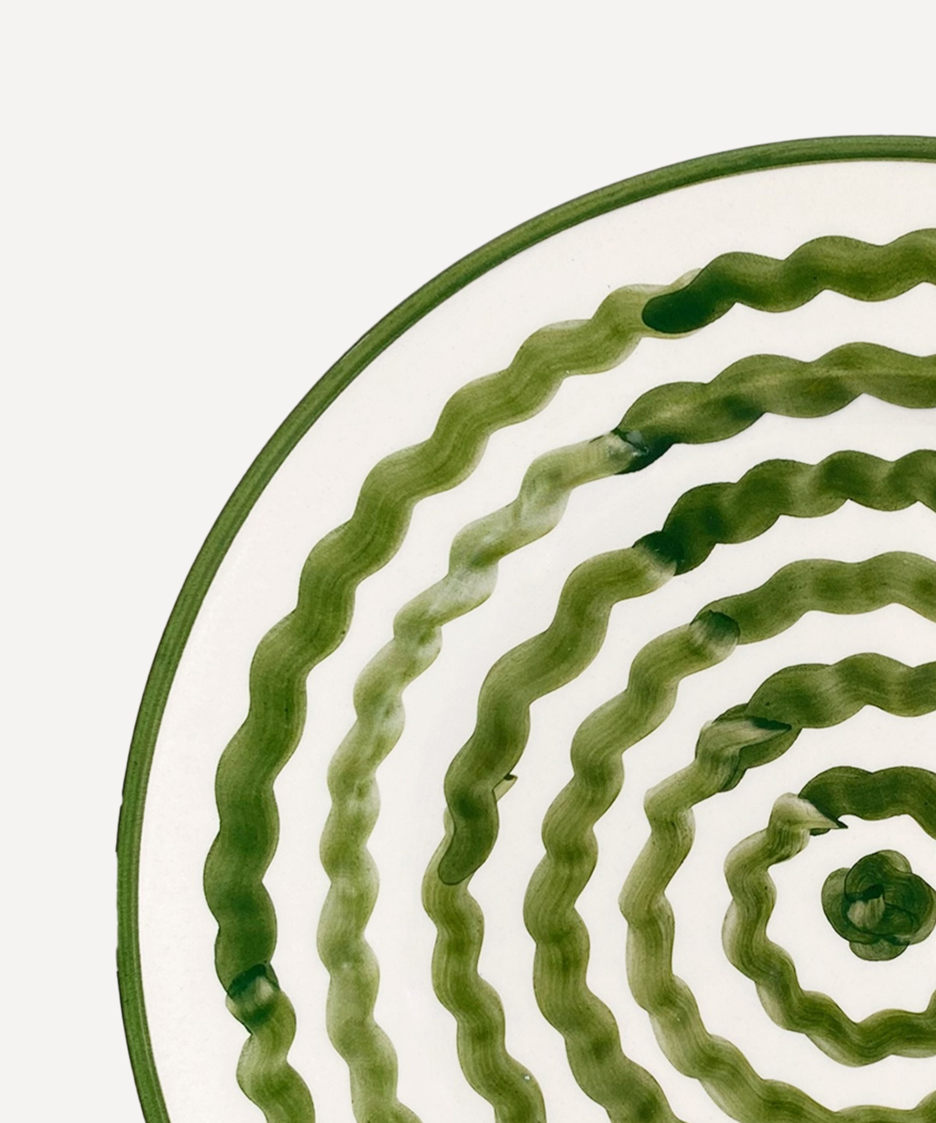 Side Plate - Ondas - Fern Green