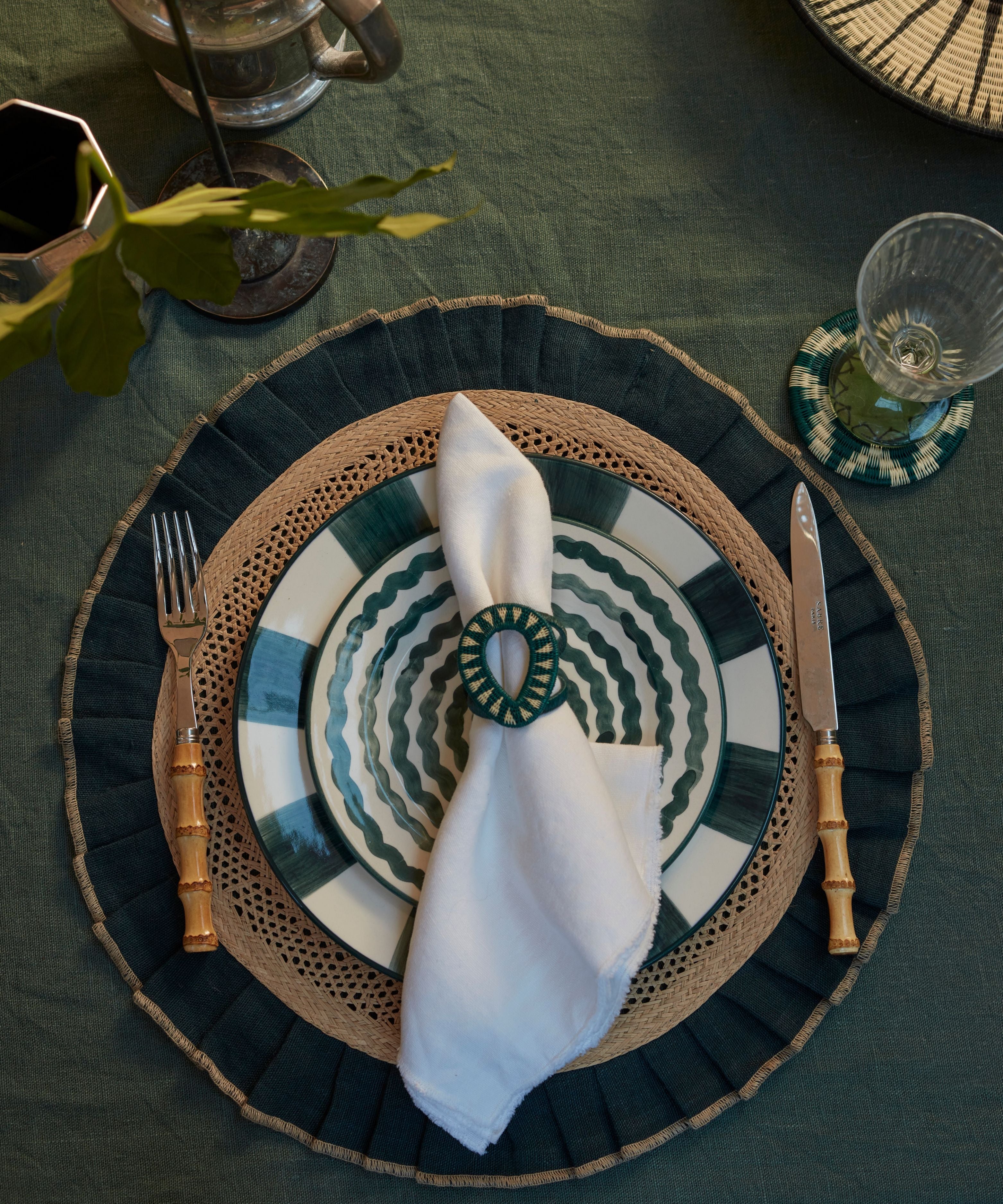 Side Plate - Ondas - Teal
