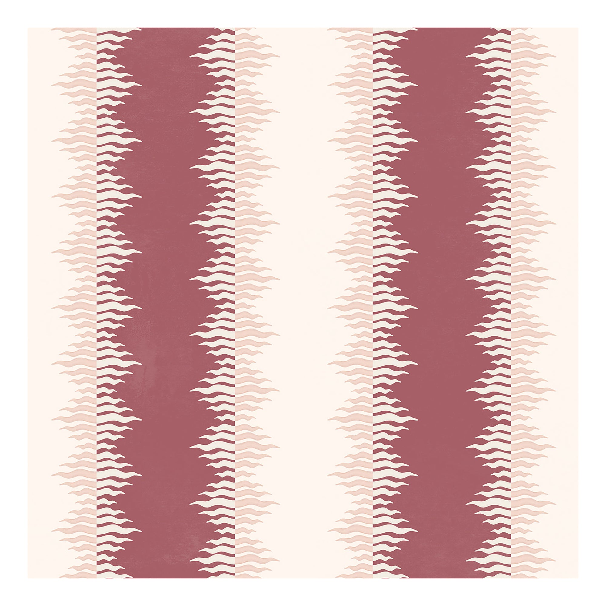 CRIMPED STRIPE // claret