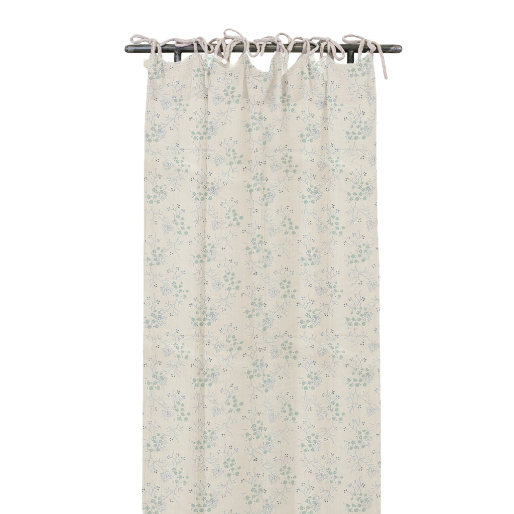 Minako Cornflower Voile Curtain