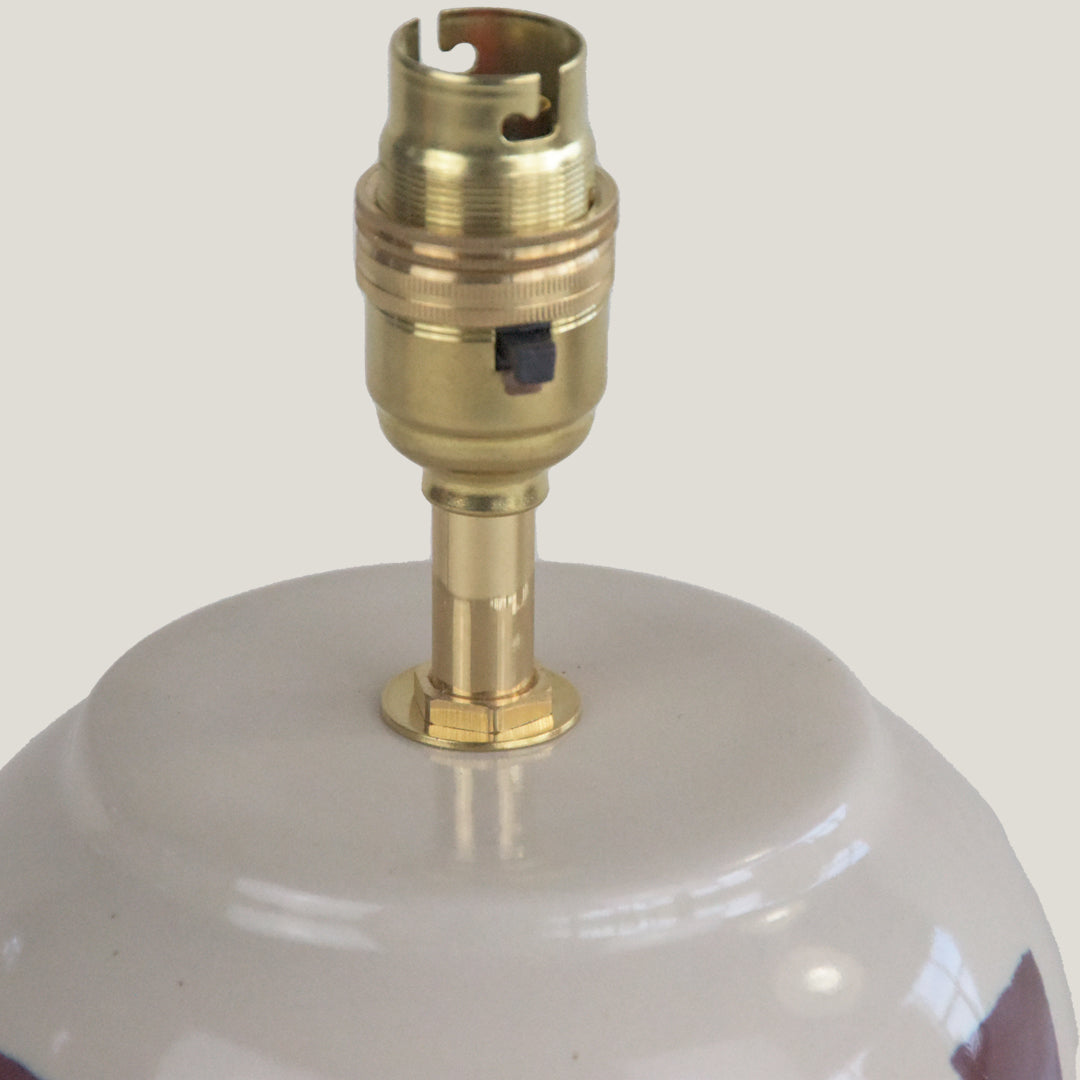 Cream Thistle Small Table Lamp