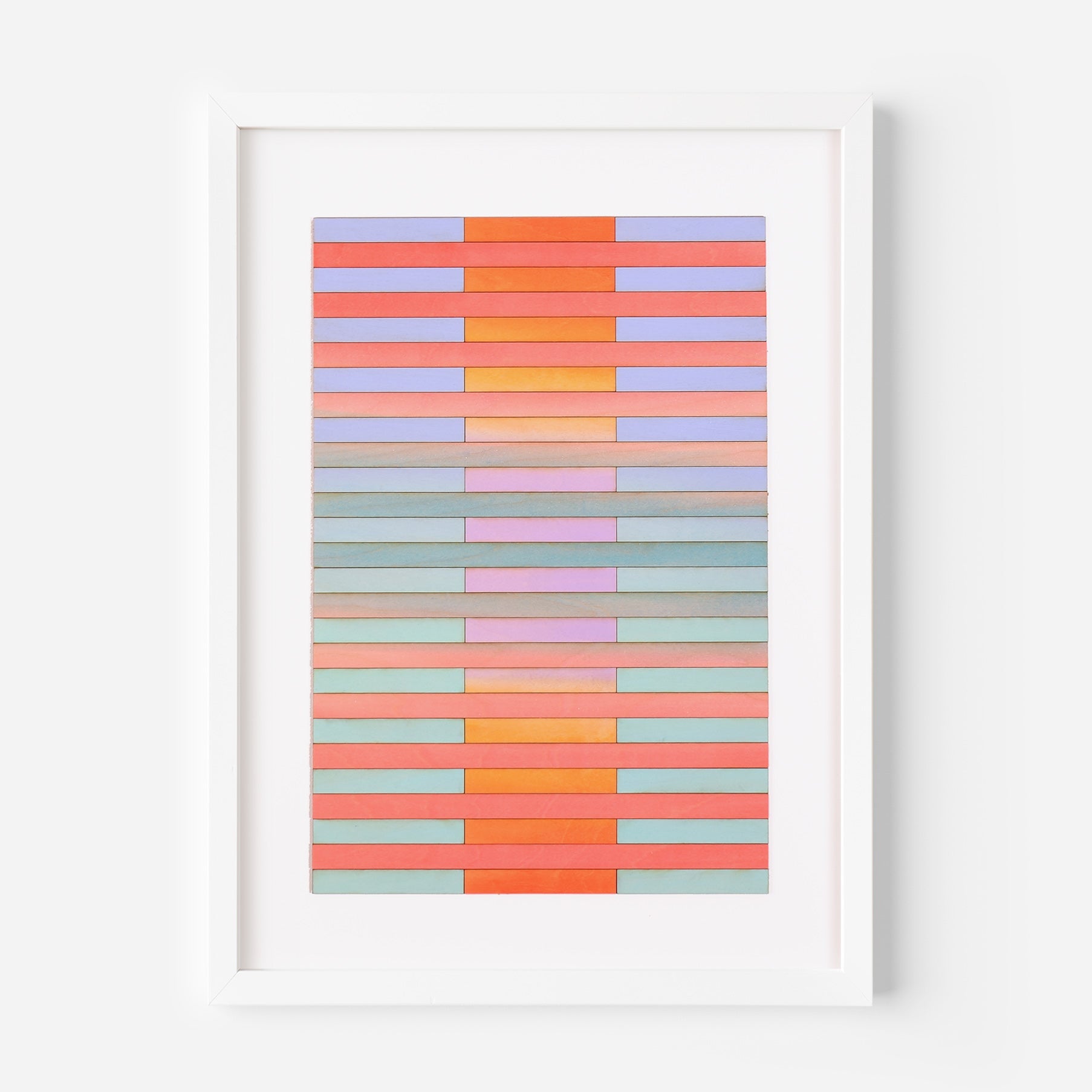 California Stripe Colour Study Painting