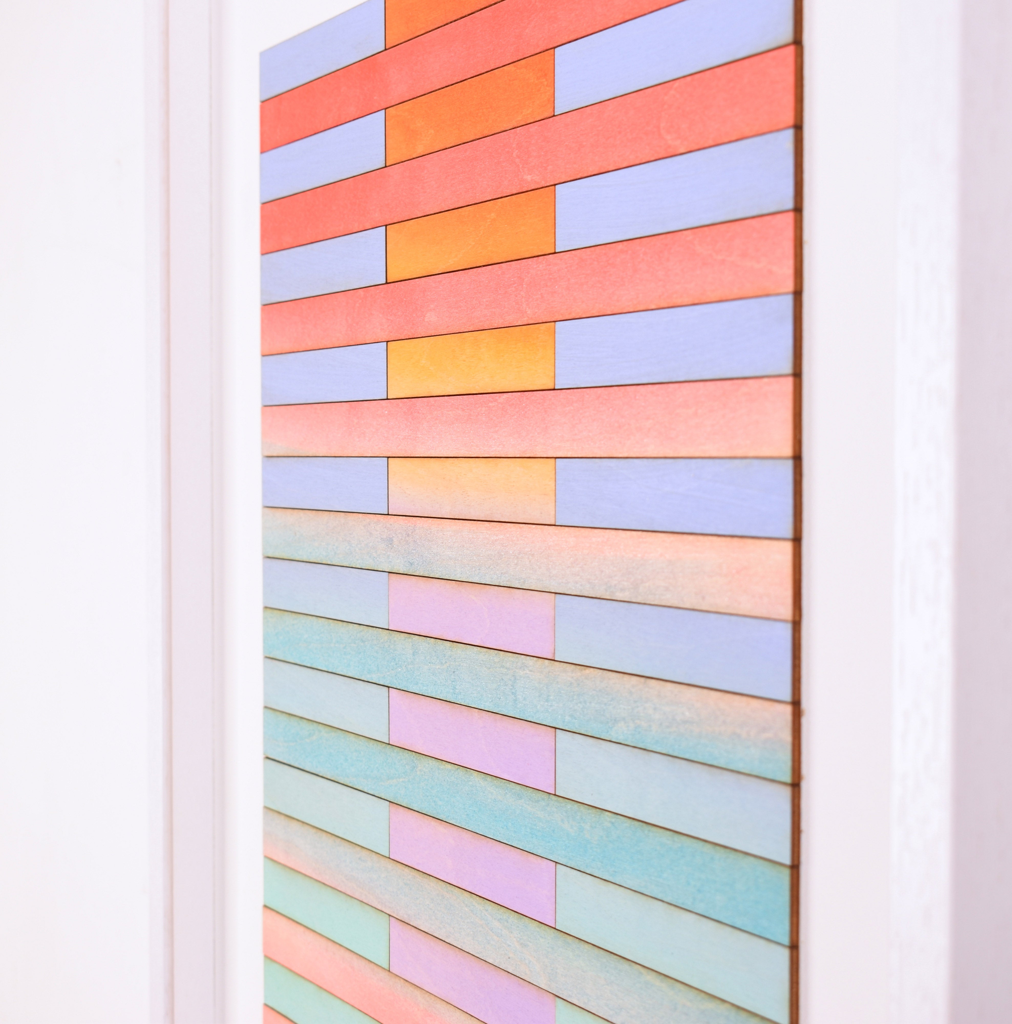 California Stripe Colour Study Painting