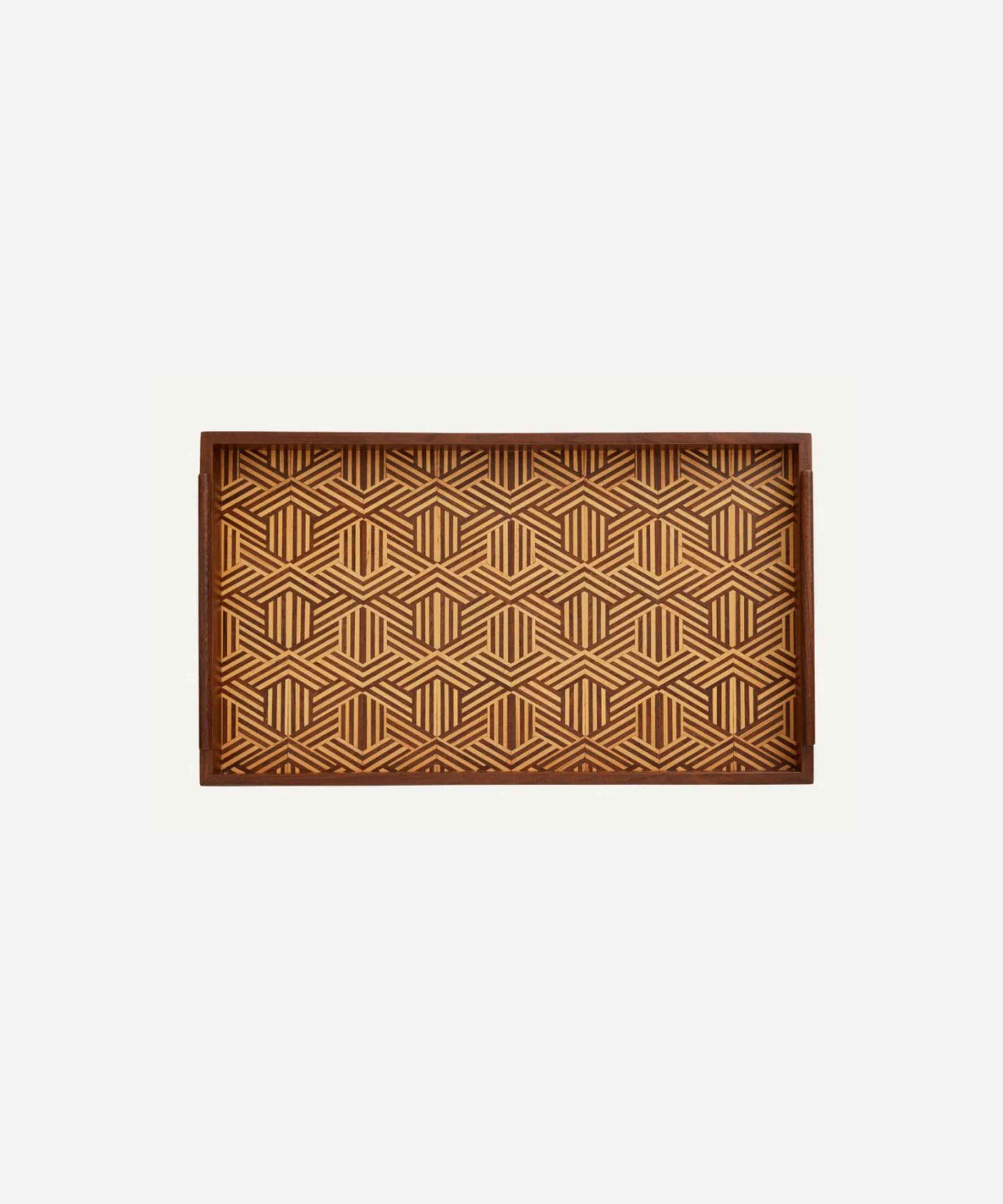 Lara Marquetry Tray | Small