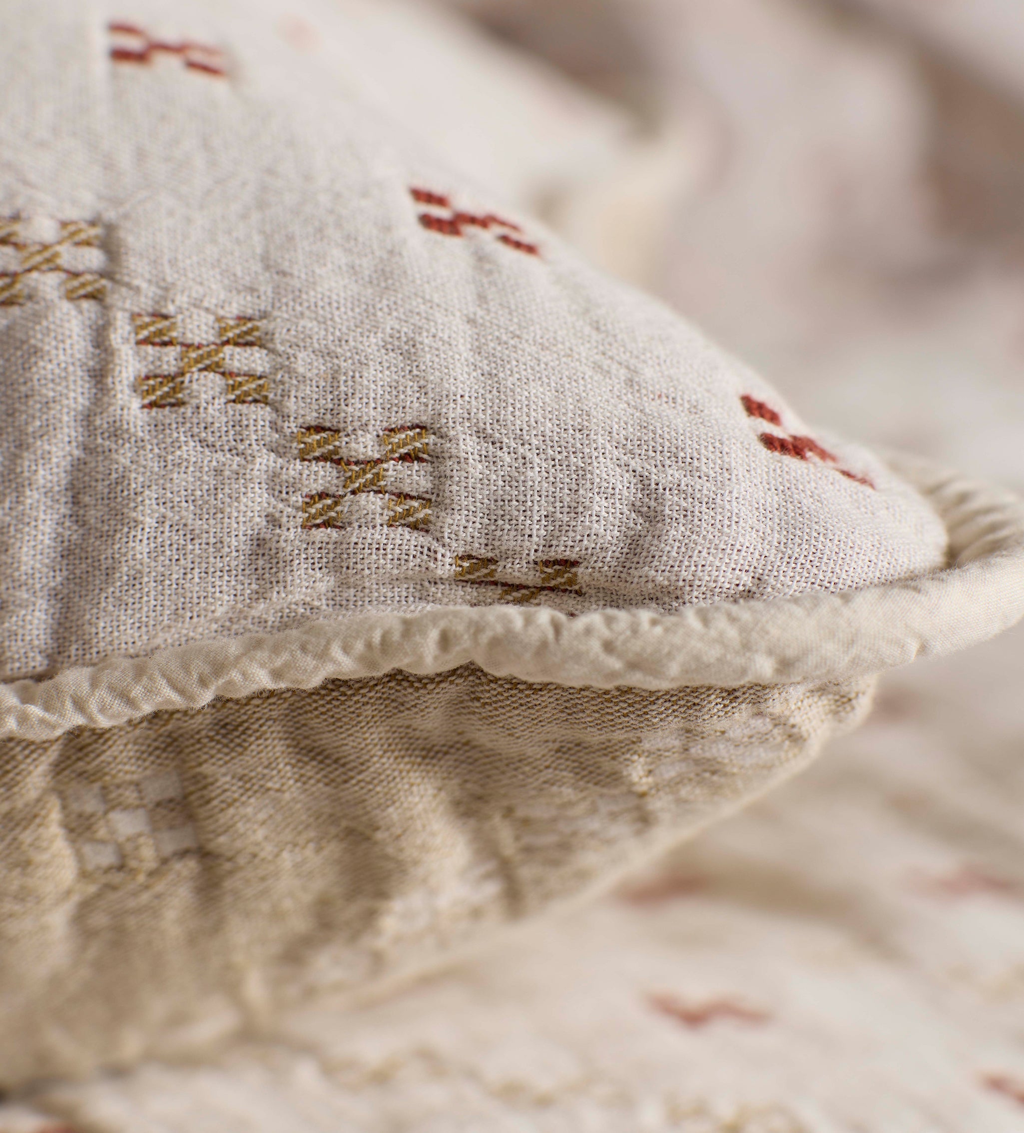 Cassie 100% Cotton Quilted Cushion Cover