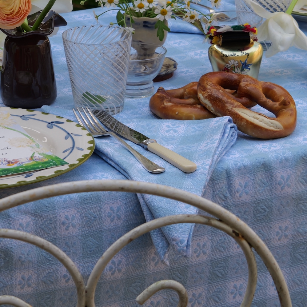 Blue Alpine Chalet Cotton Gingham Napkin | Set of 4
