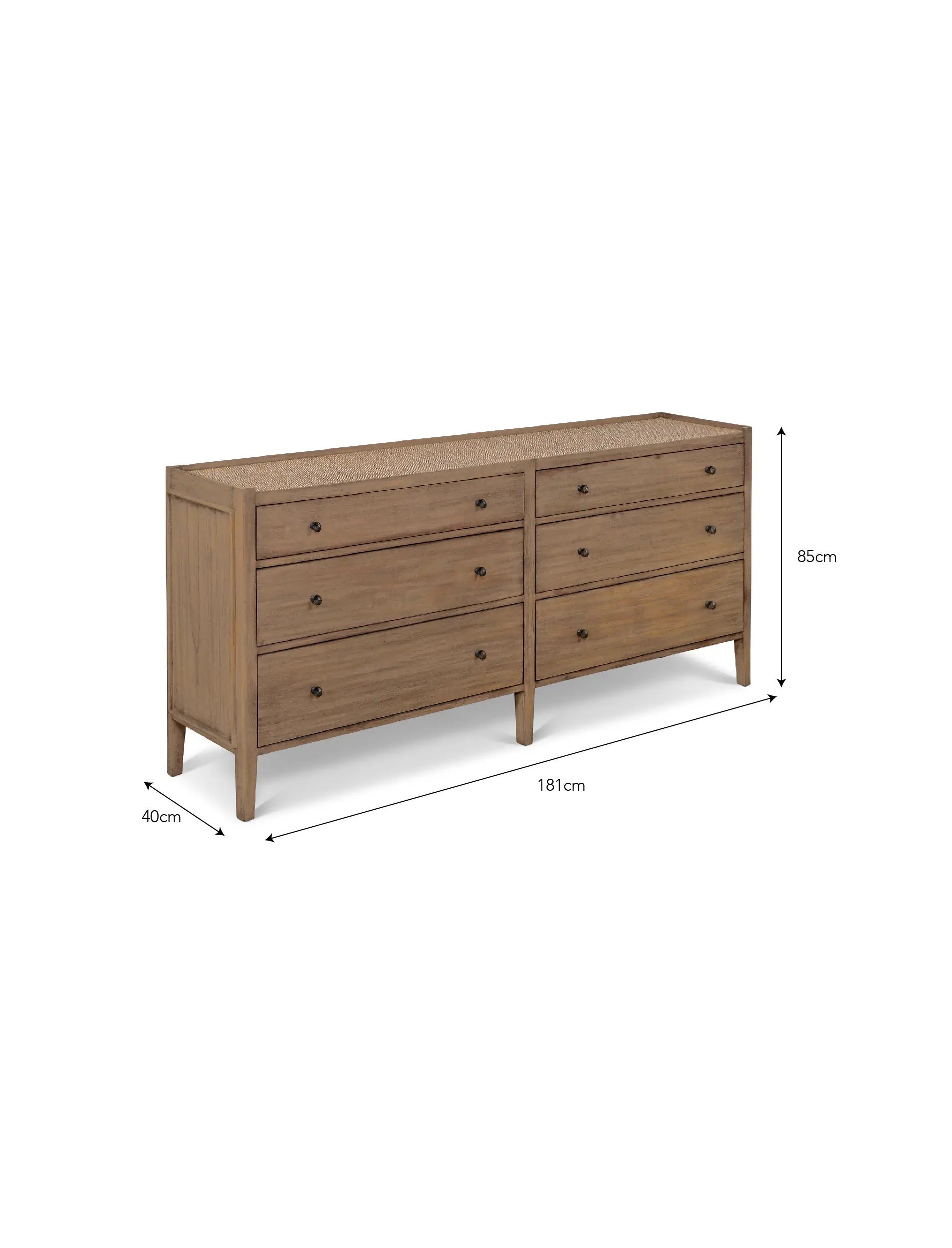 Chesterton Double Chest of Drawers Natural