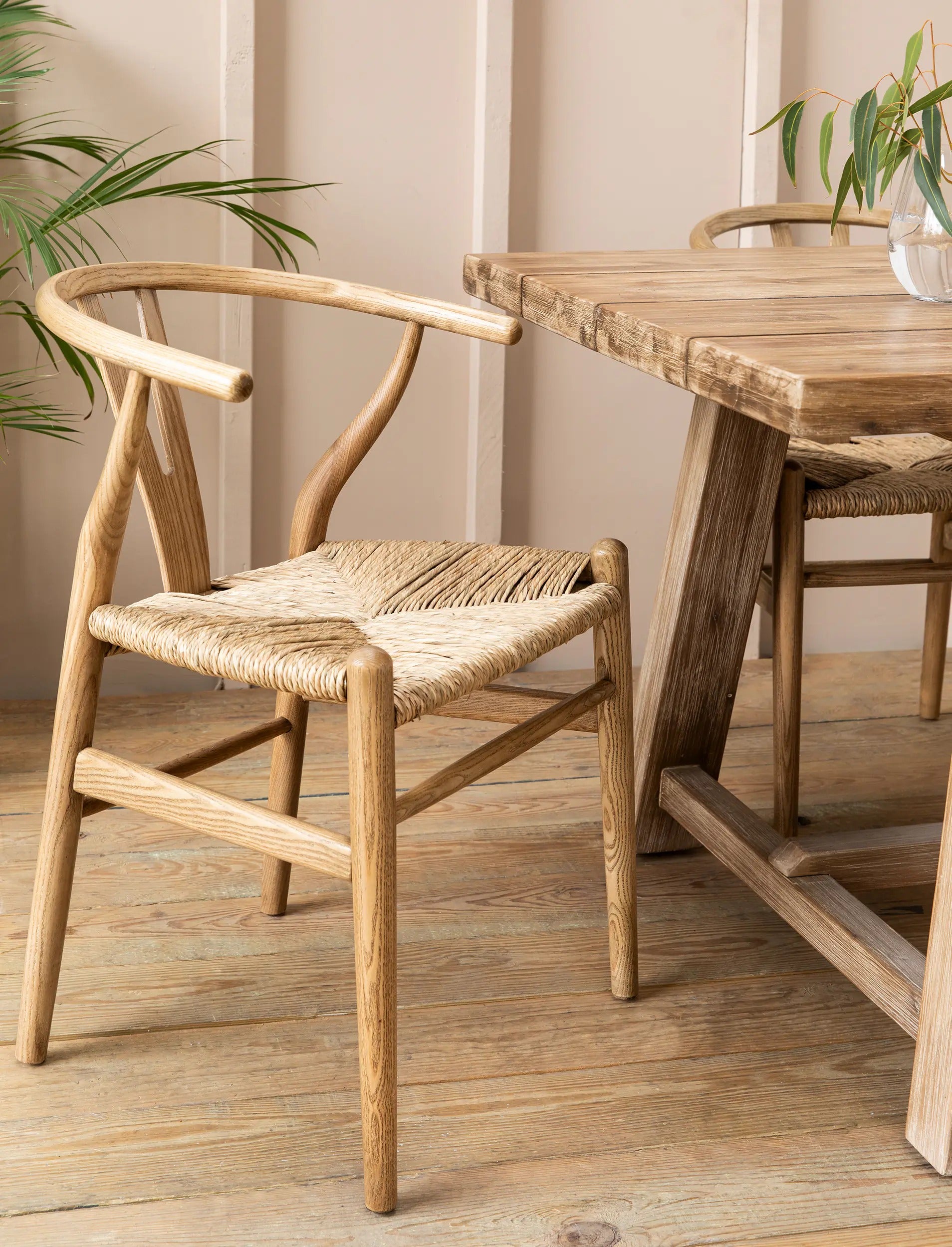 Chilthorne Wishbone Dining Chair Set of 2