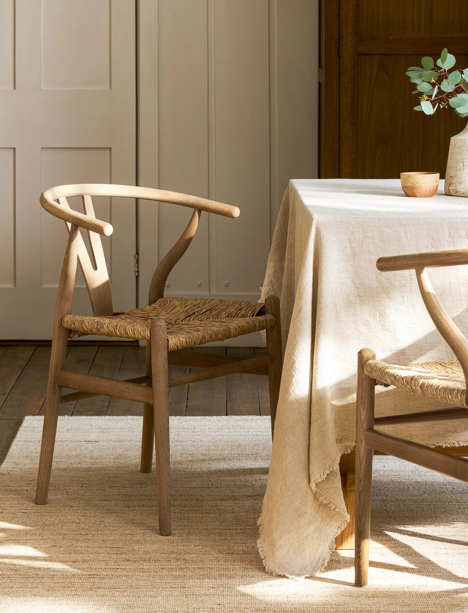 Chilthorne Wishbone Dining Chair Set of 2