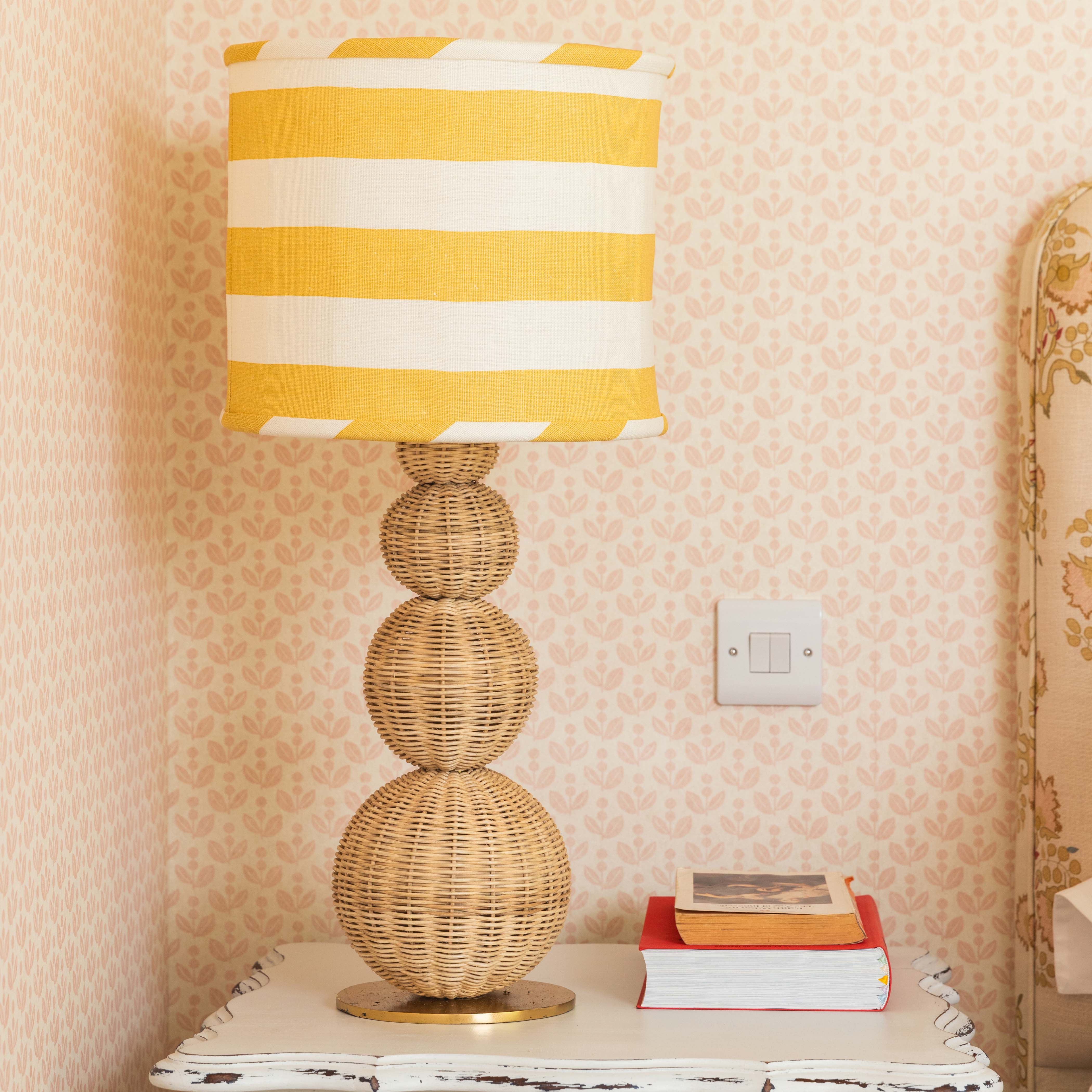 Clarrise Rattan Table Lamp