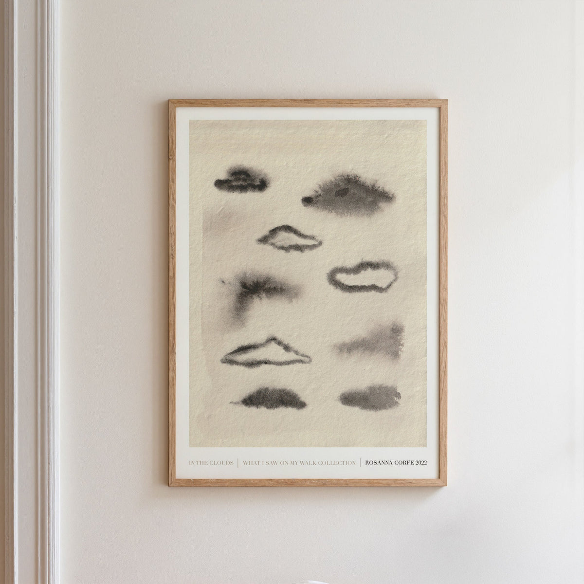 Clouds Neutral Art Print