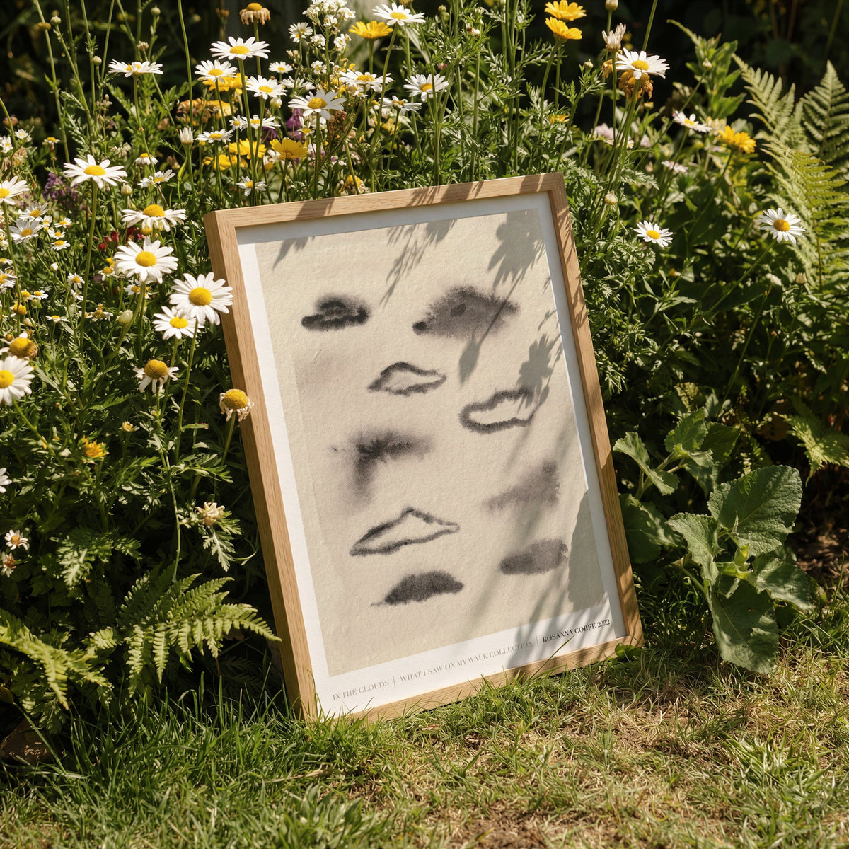 Clouds Neutral Art Print