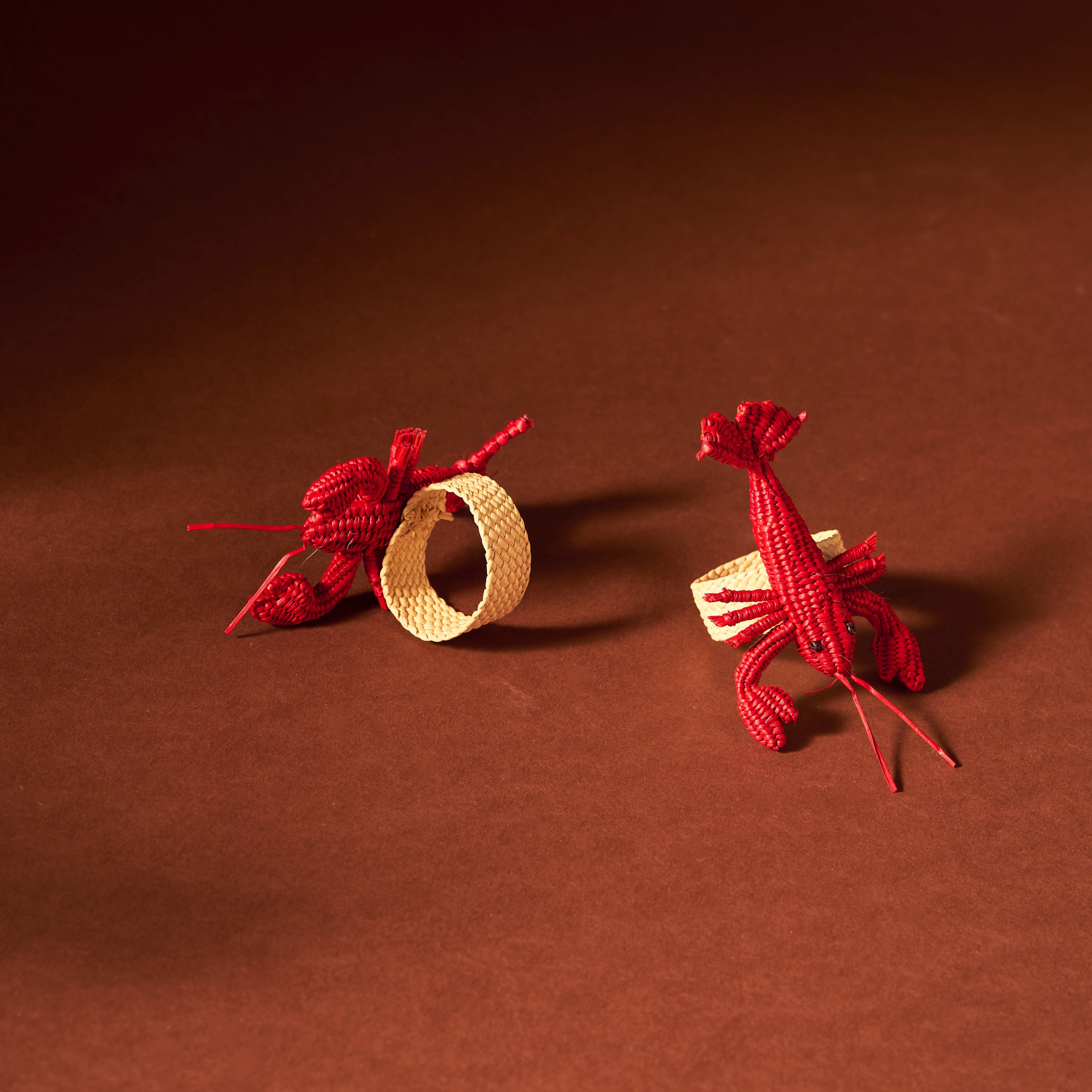 Palmito Lobster Napkin Rings (Set of 4)