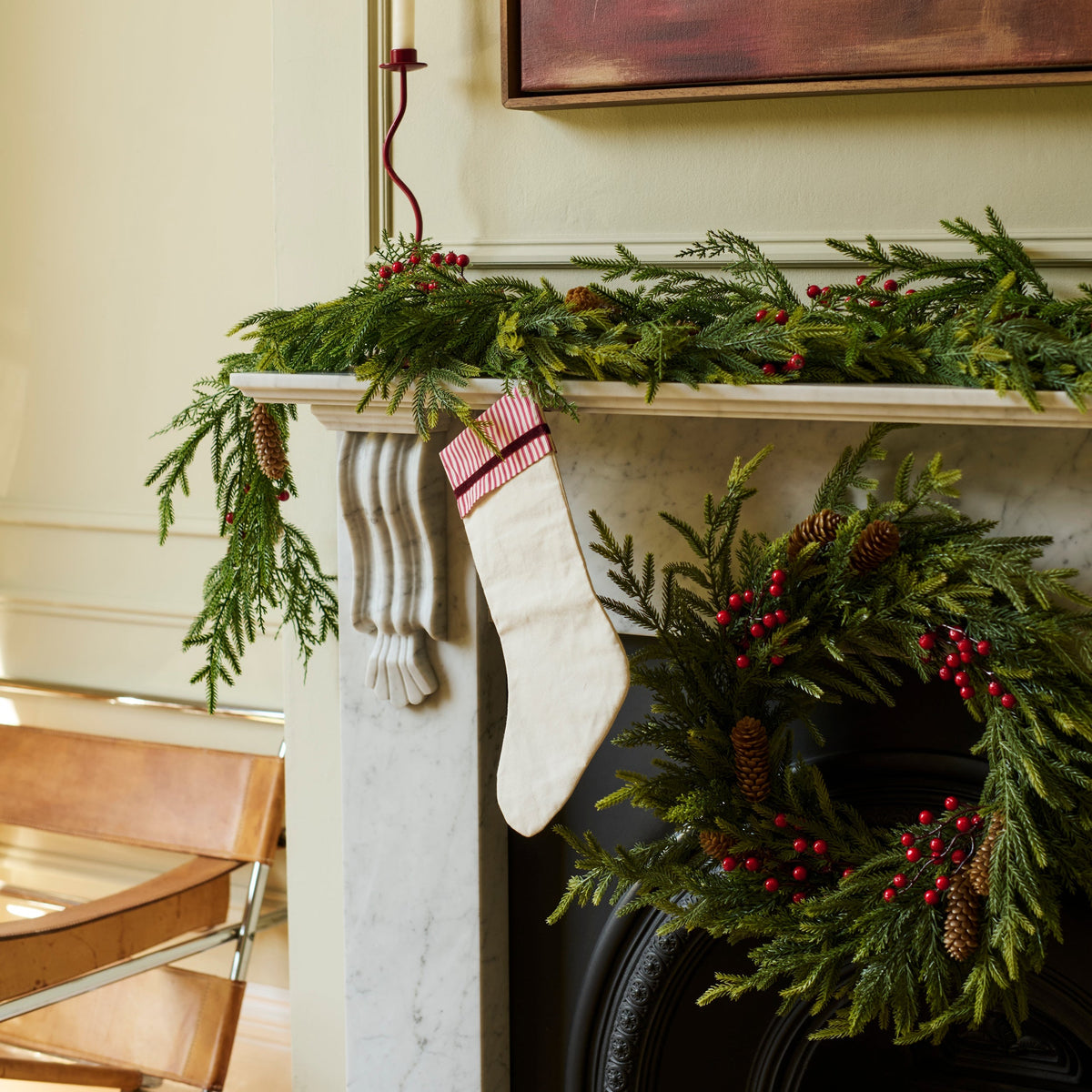 Cotton Christmas Stocking