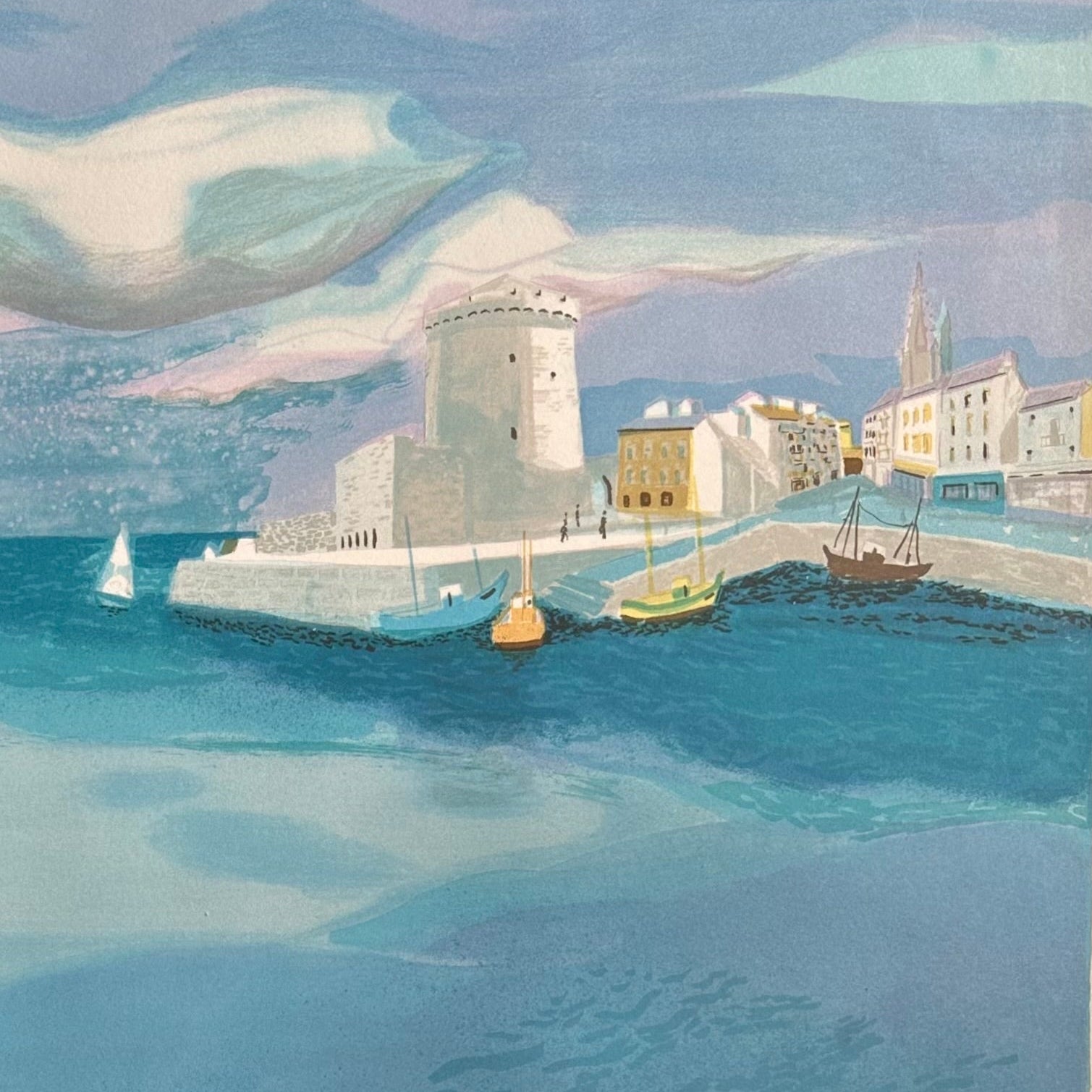 La Rochelle Lithograph