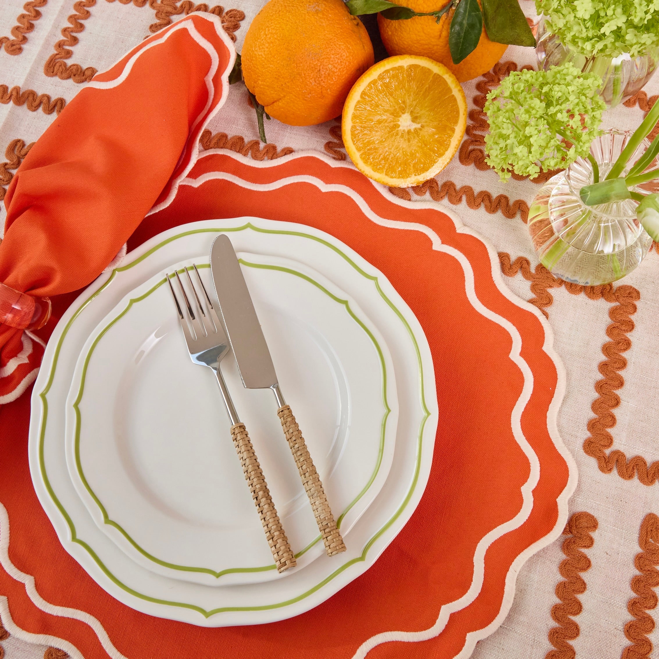 Tangerine Dream Orange placemat (Set of 4)