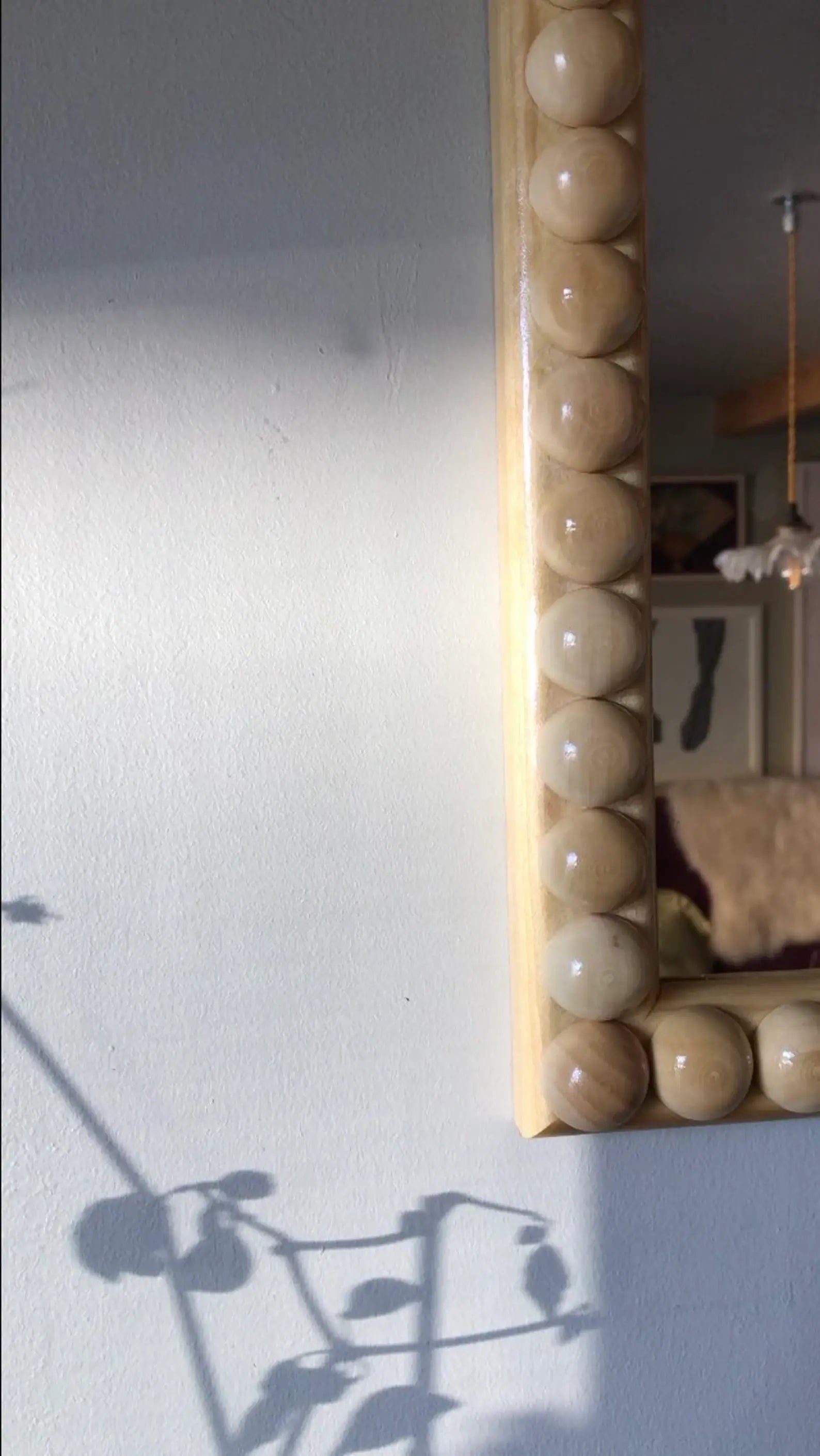 Over-Sized Bobbin Mirror