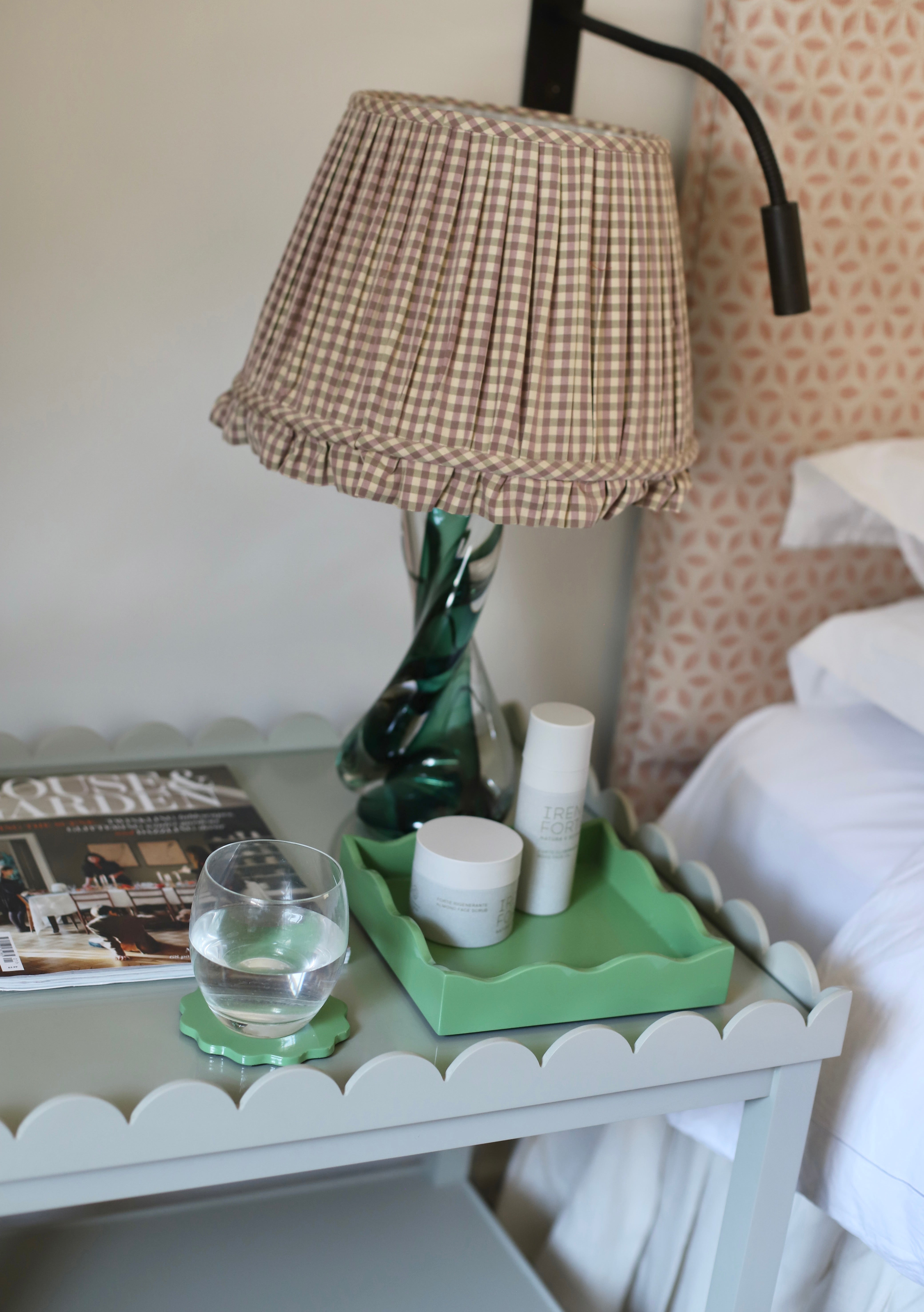 Square Allegra Tray in Green