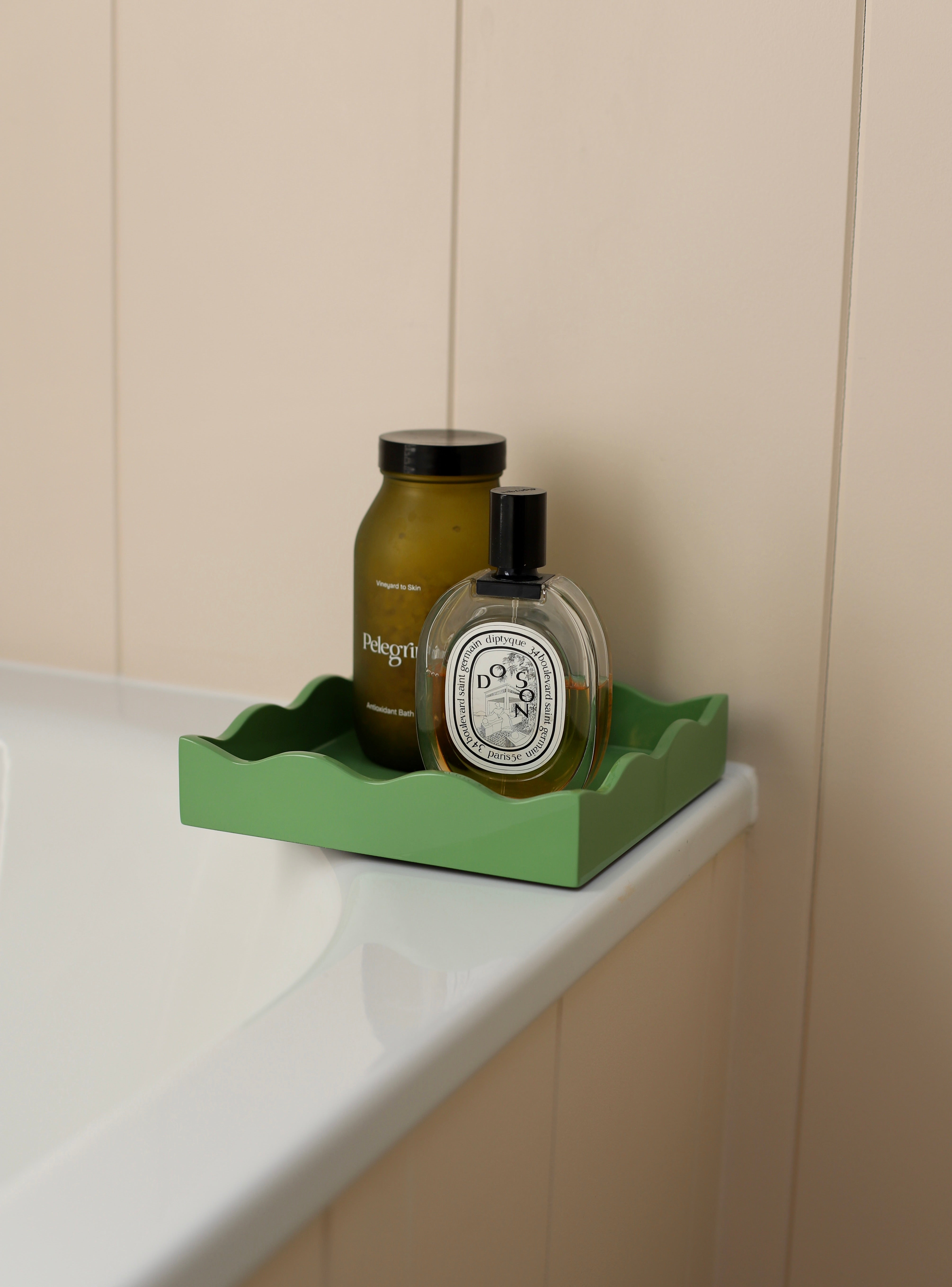 Square Allegra Tray in Green