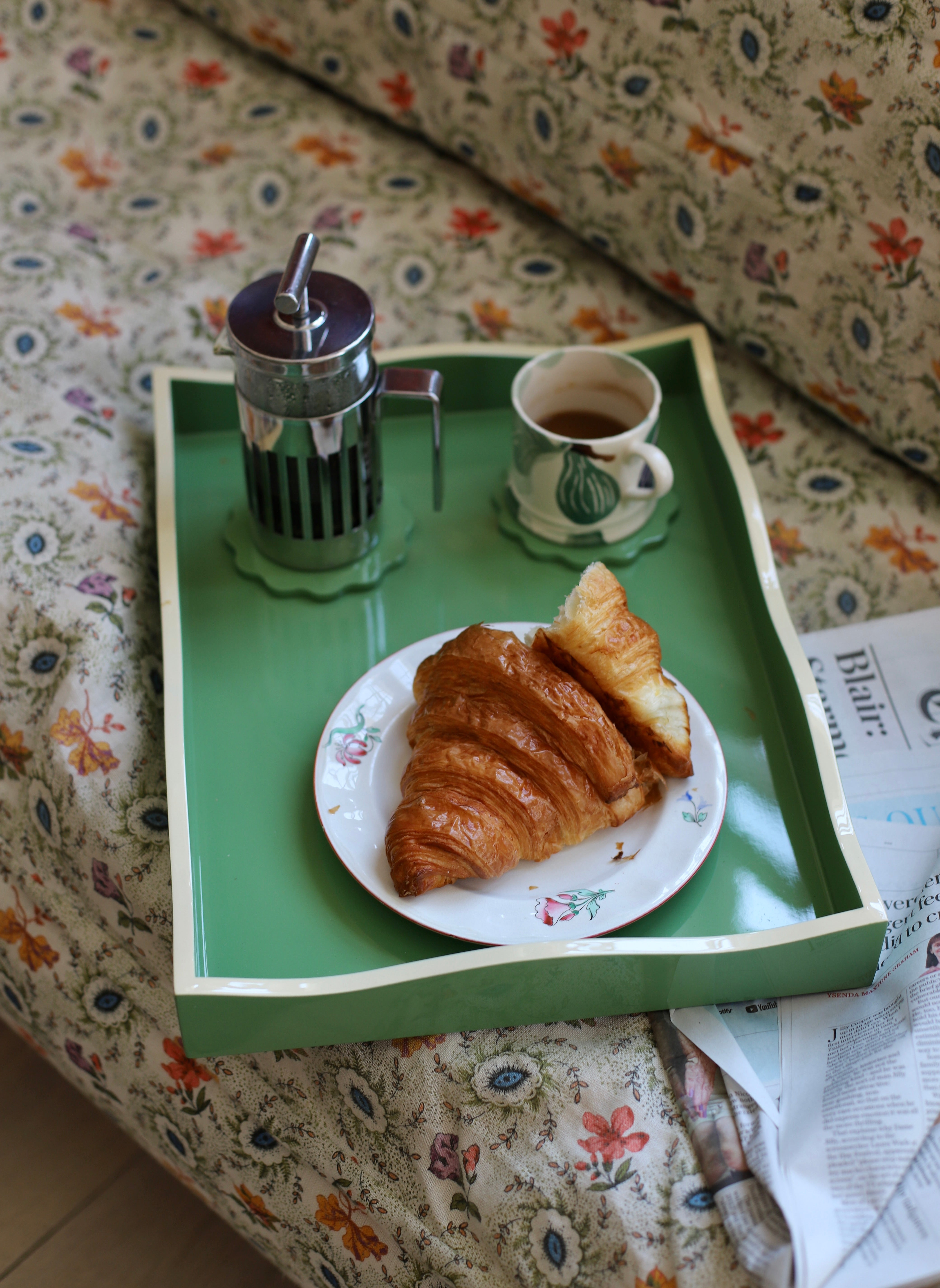 Allegra Wiggle Tray in Green